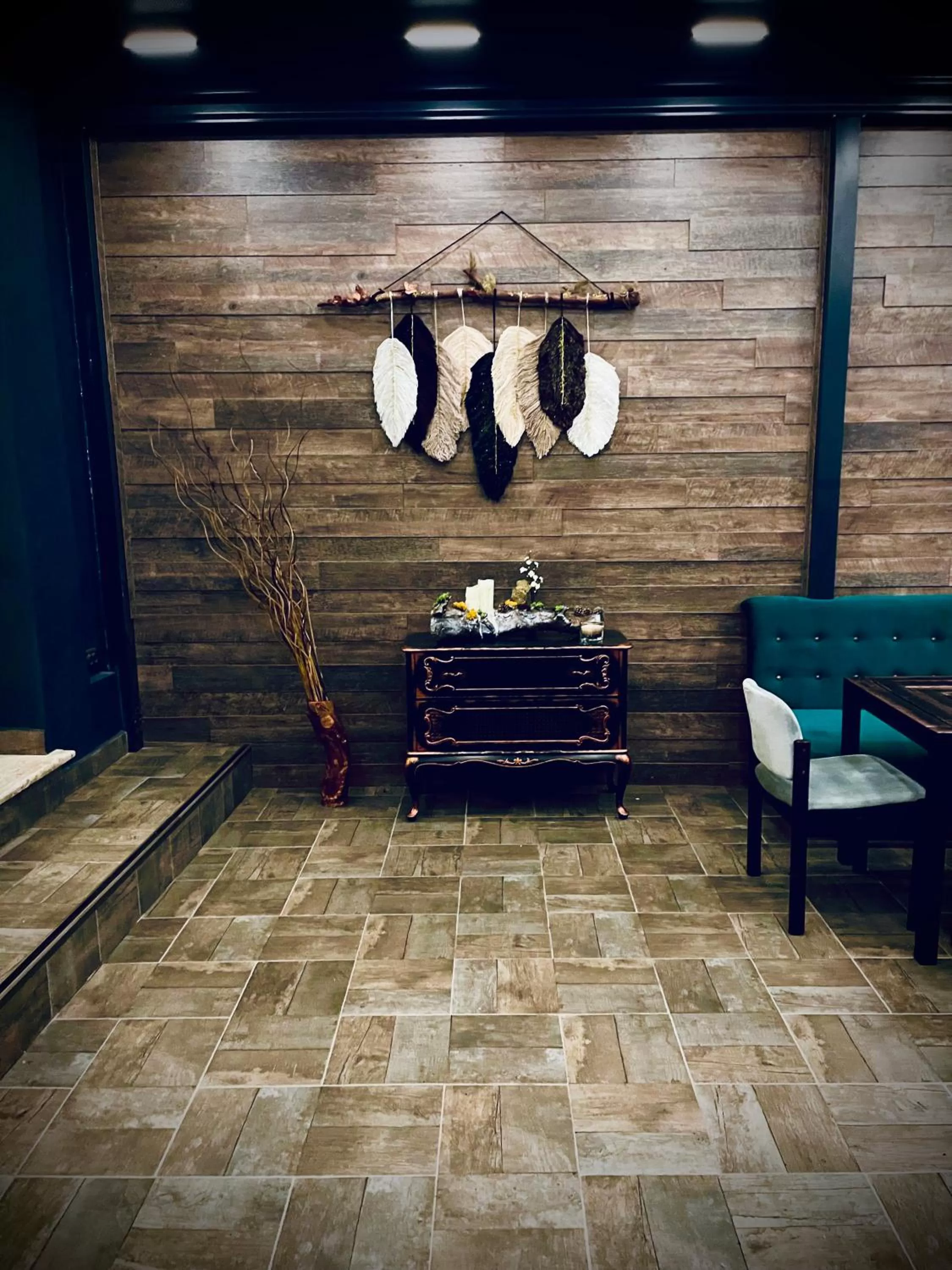 Seating area in MBI Travel Inn