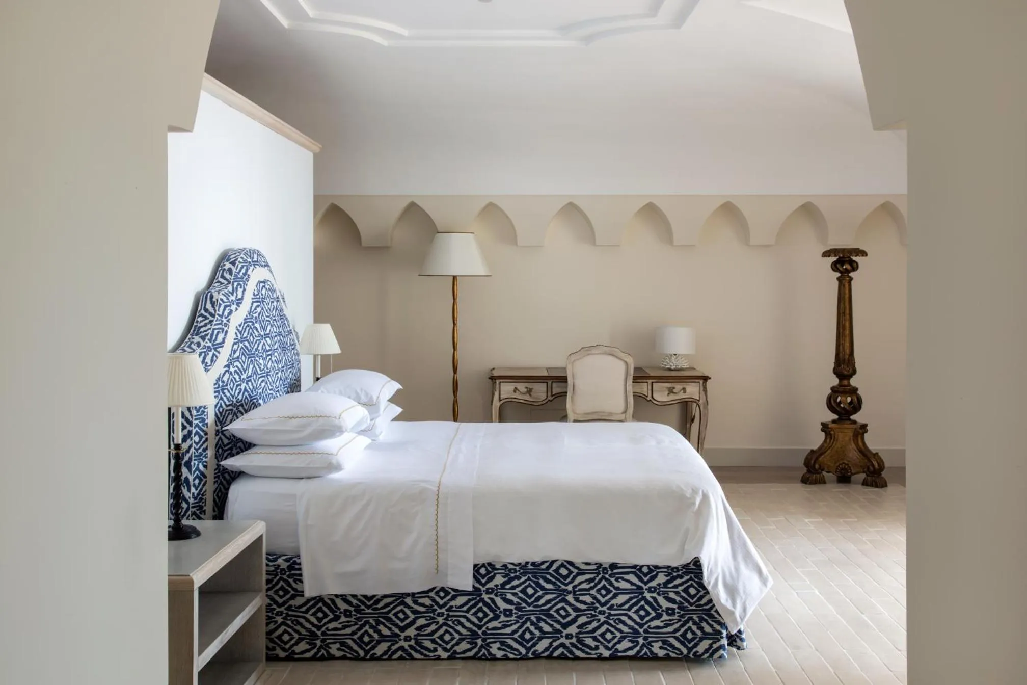 Bed in Mezzatorre Hotel & Thermal Spa