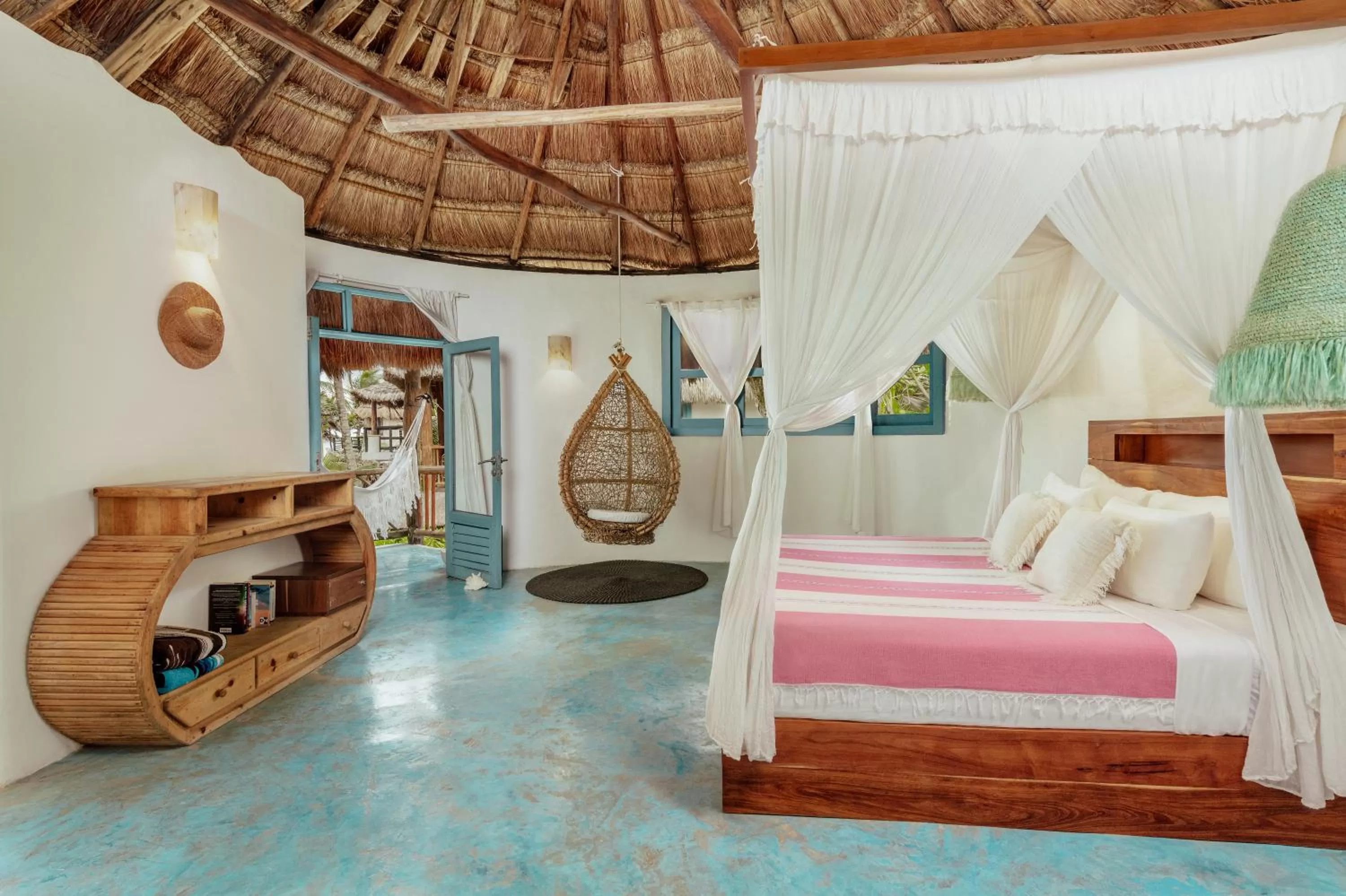 Bed in Dos Ceibas Tulum - Feel Good Hotel