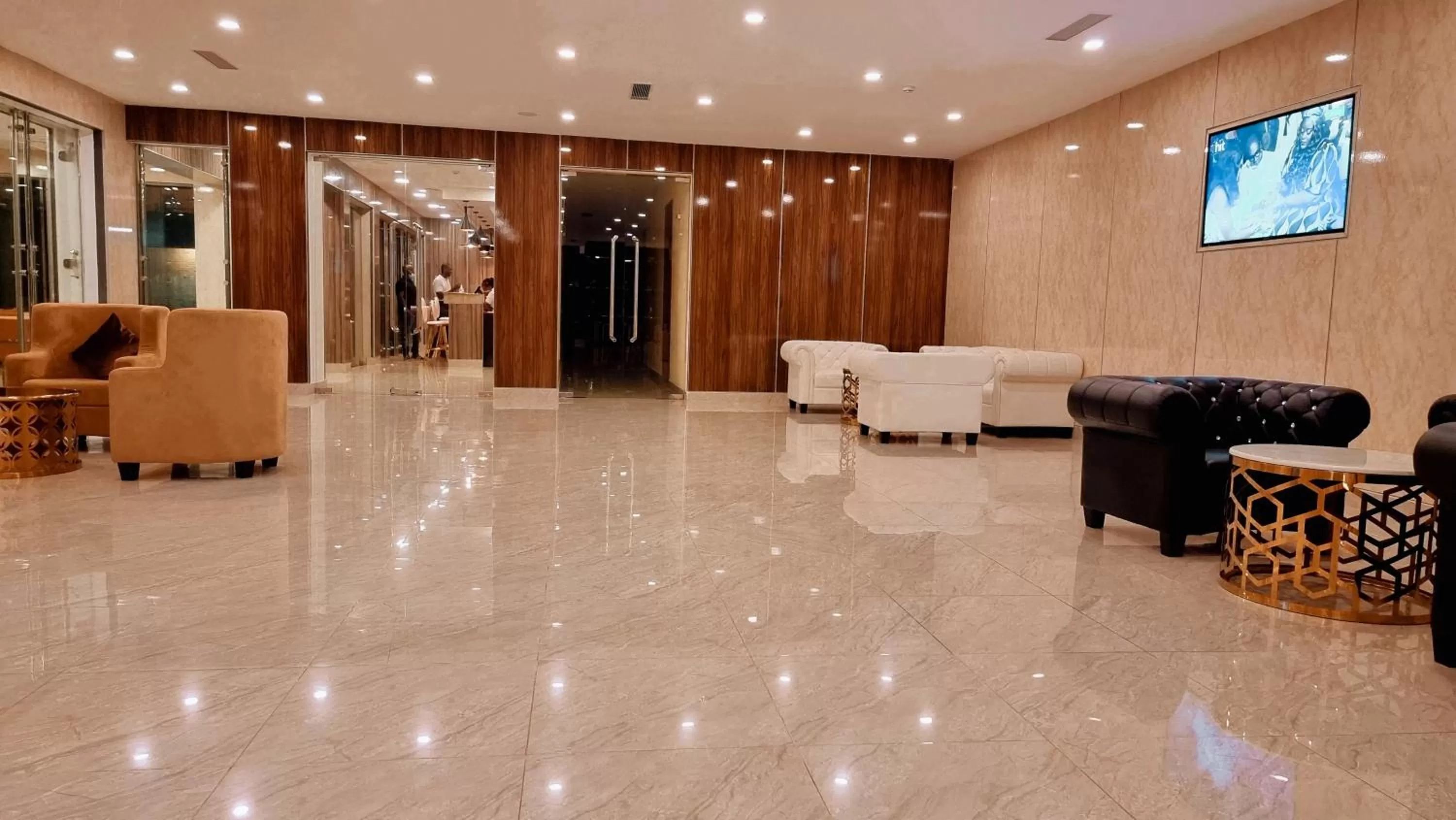 Lobby or reception in El Doria Hotel