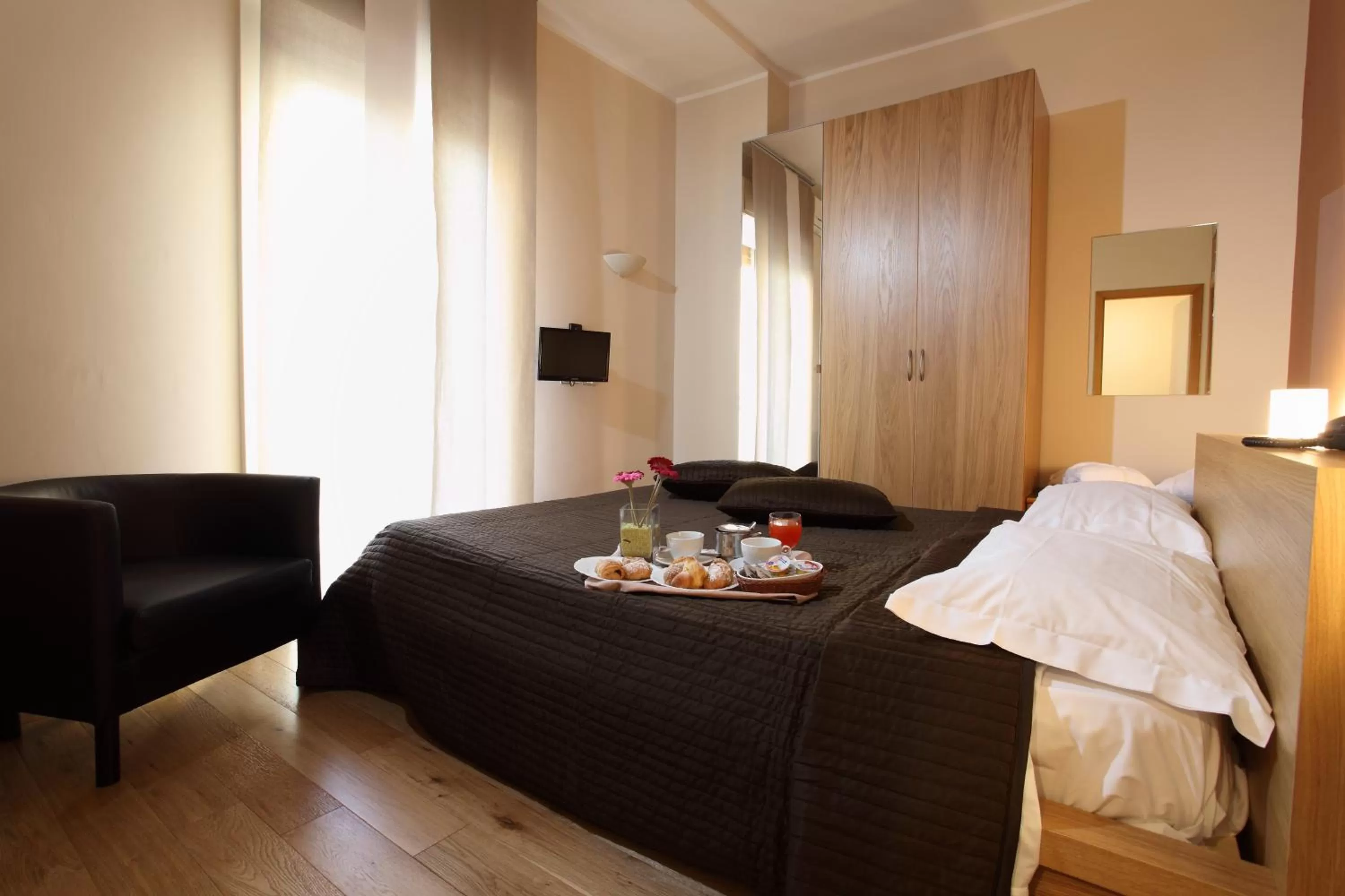 Bedroom, Bed in Hotel Del Viale