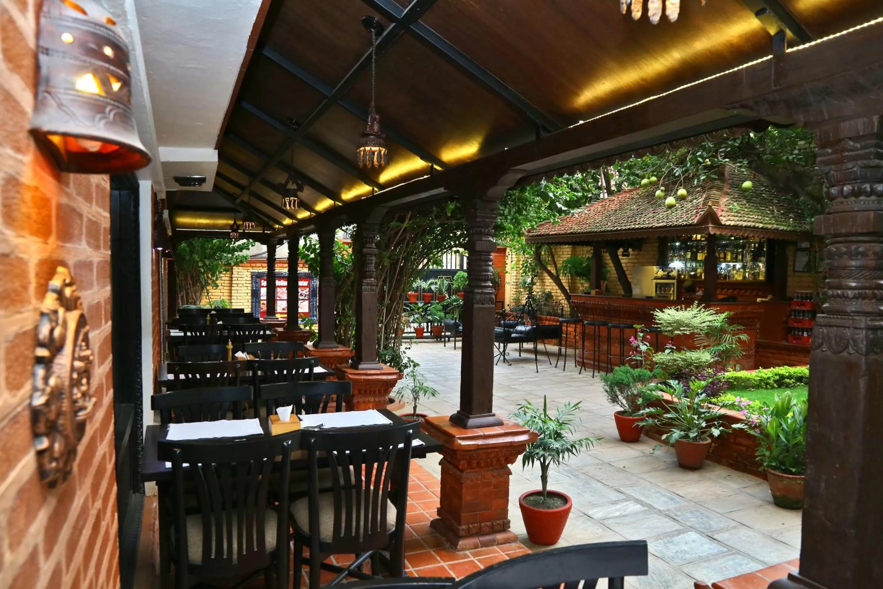 Restaurant/places to eat in Taleju Boutique Hotel