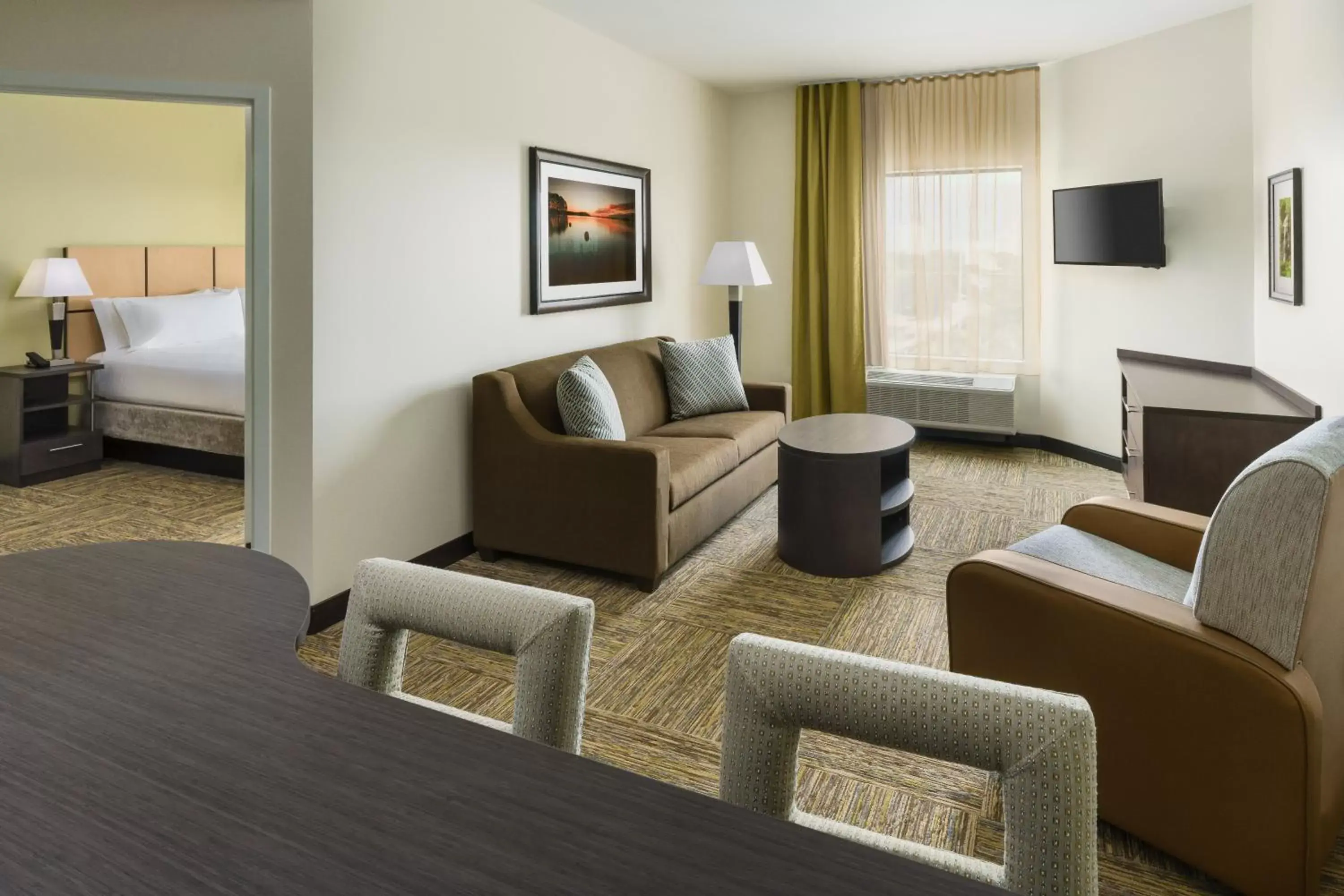 One-Bedroom Suite with King Bed Mobility Access Tub - Non-Smoking in Candlewood Suites - Orlando - Lake Buena Vista by IHG One-Bedroom Suite with King Bed Mobility Access Tub - Non-Smoking in Candlewood Suites - Orlando - Lake Buena Vista by IHG