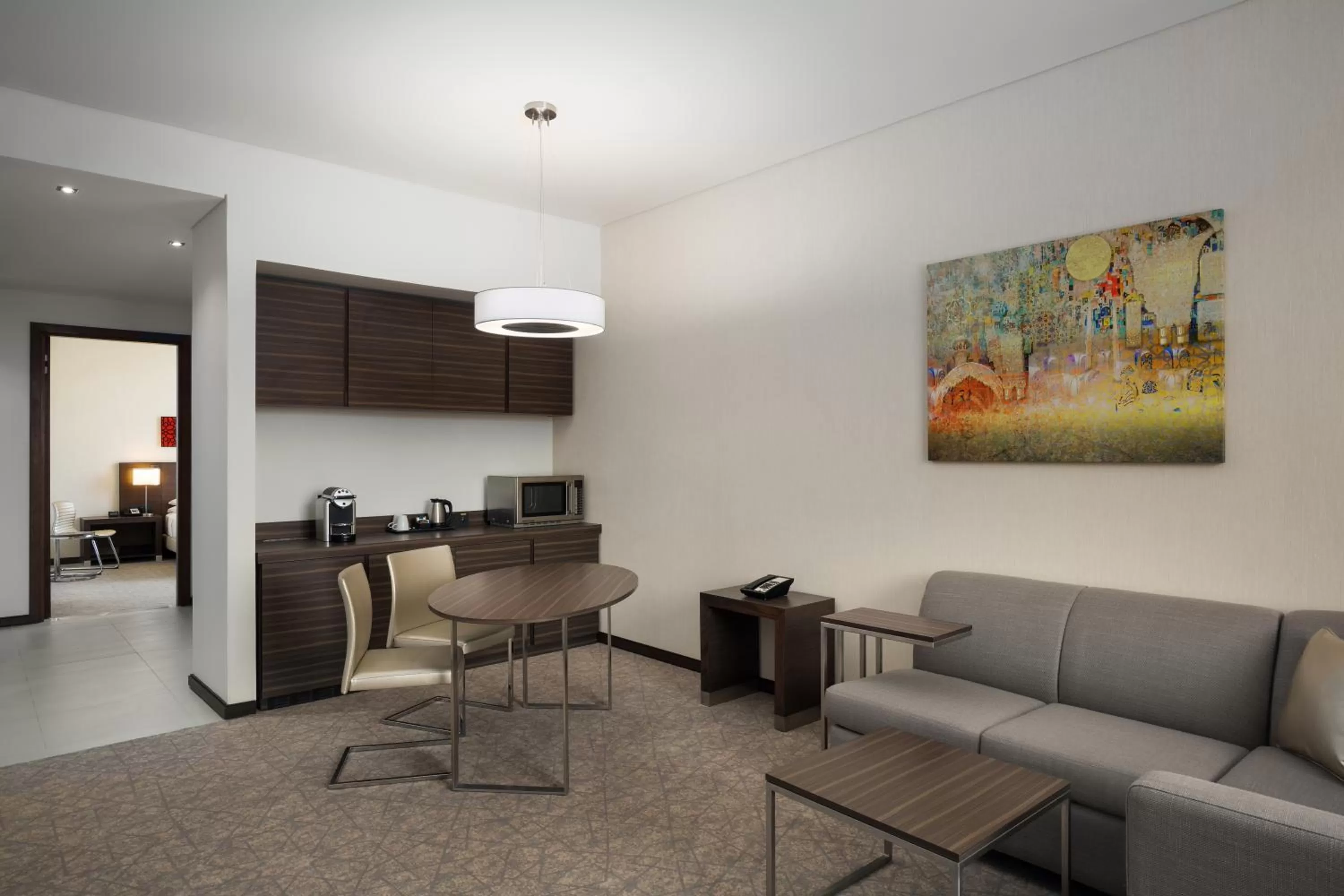 Living room in Hyatt Place Riyadh Sulaimania