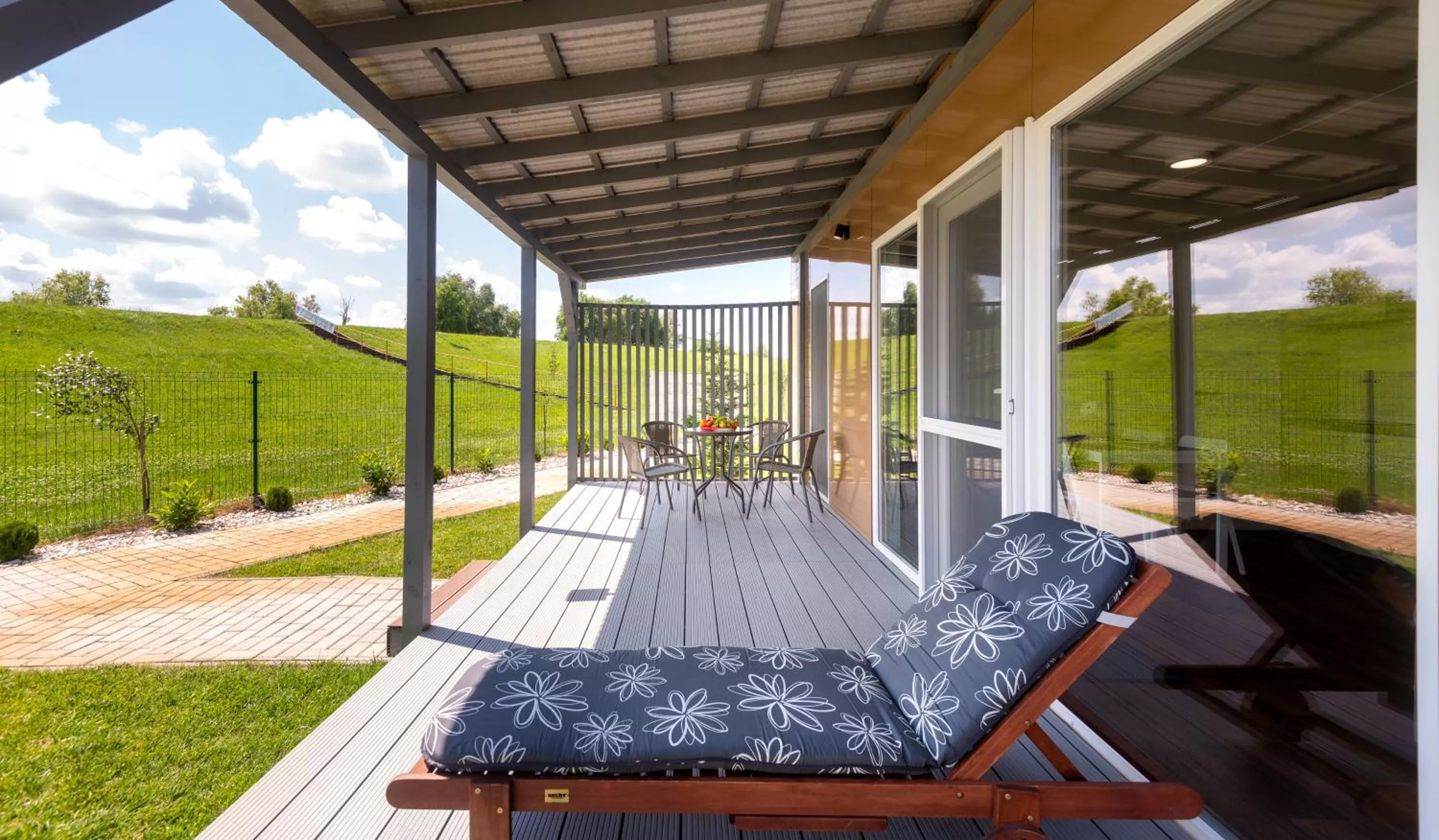 Balcony/Terrace in Tisza-tó Apartmanpark