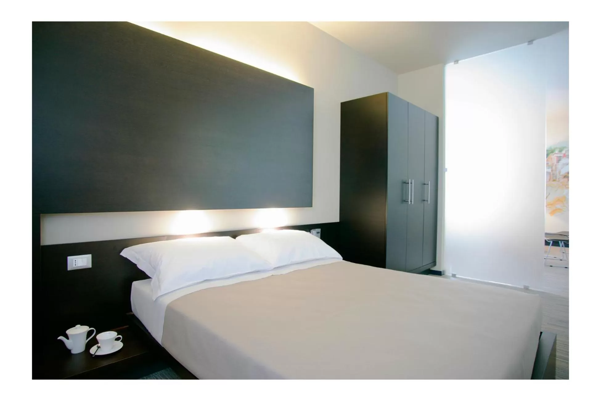 Bed in Art Hotel Udine