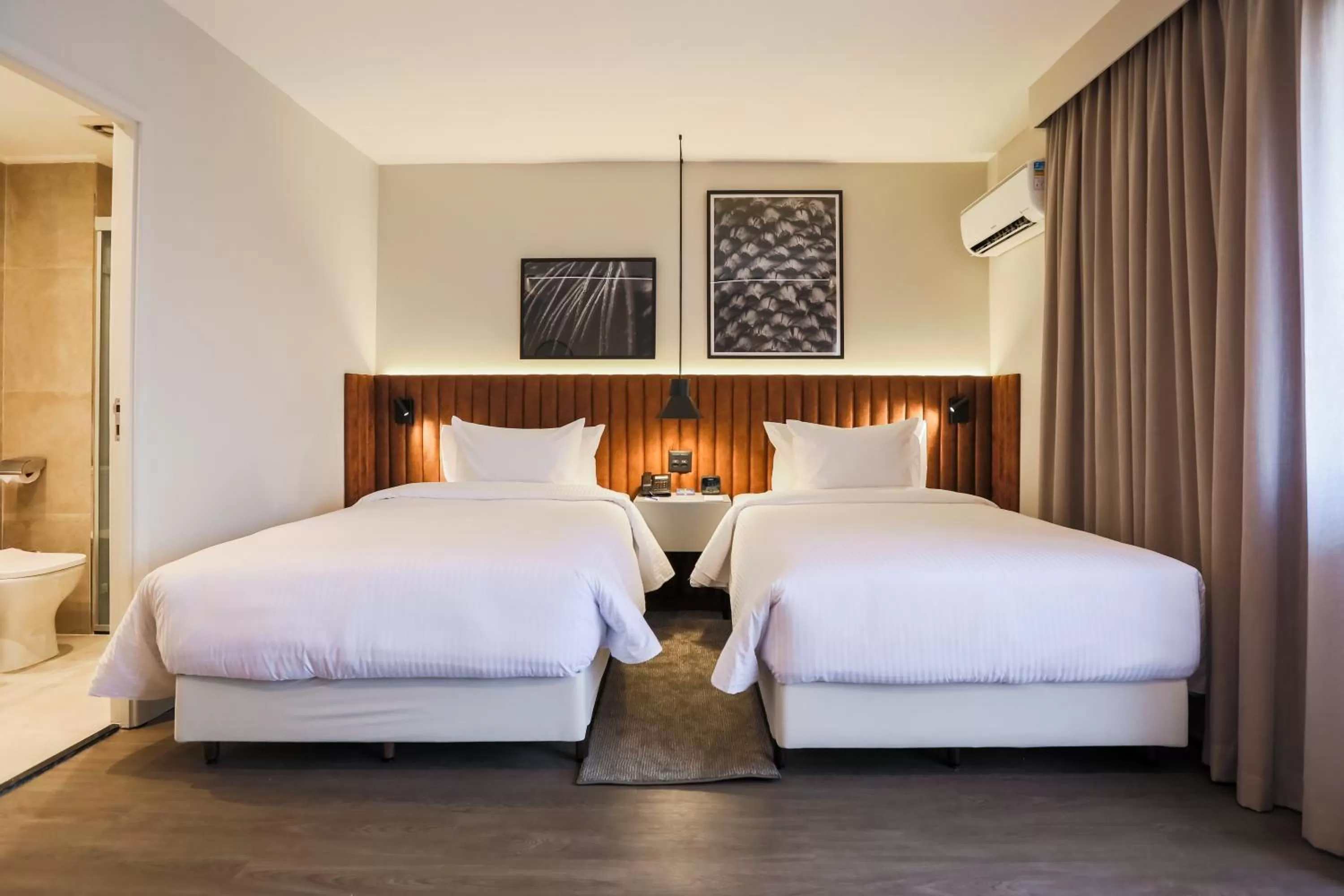 Bed in Double Tree by Hilton São Paulo Itaim