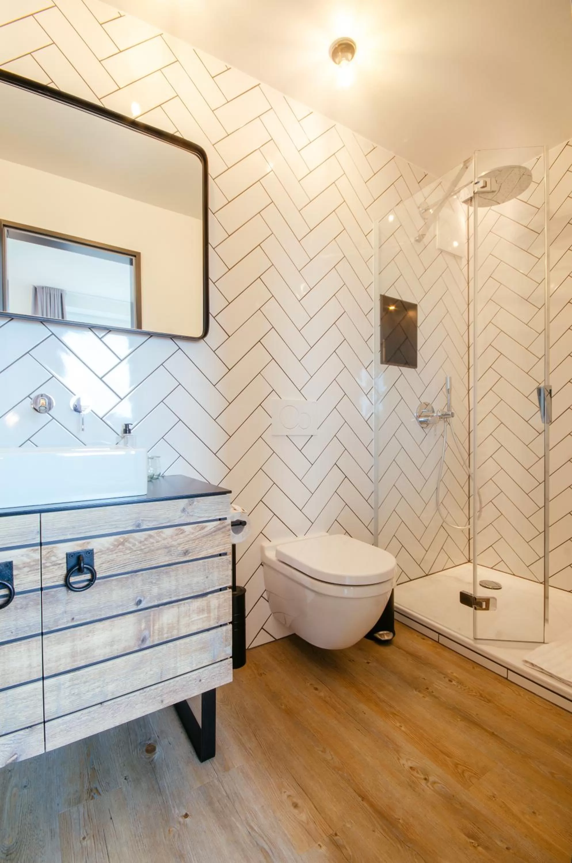 Bathroom in Hotel Landhafen