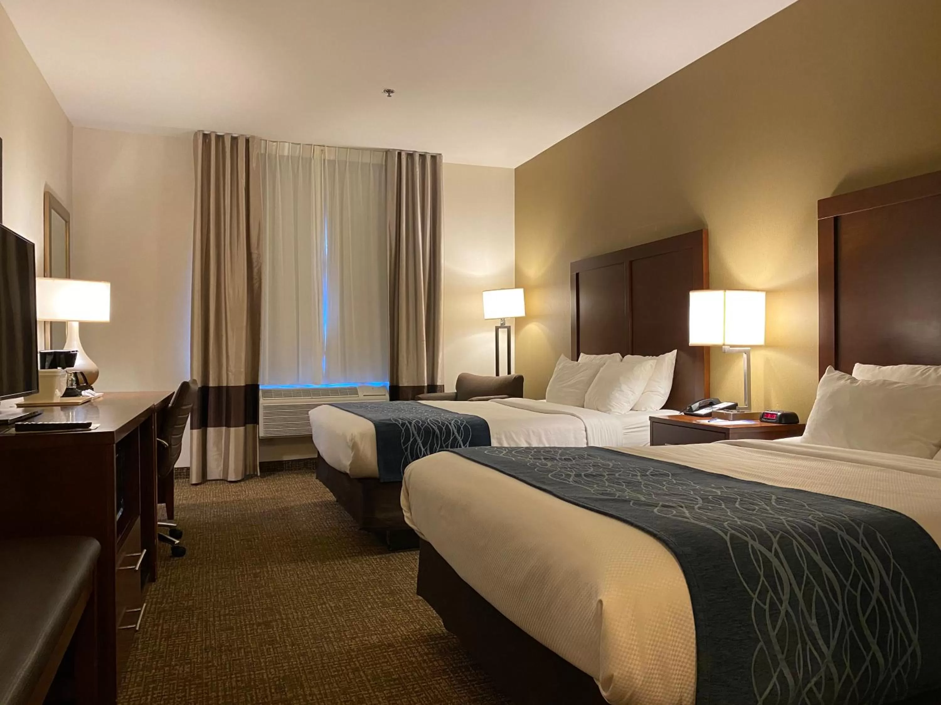 Standard Queen Room with Two Queen Beds - Non-Smoking in Comfort Inn Marina on the Monterey Bay