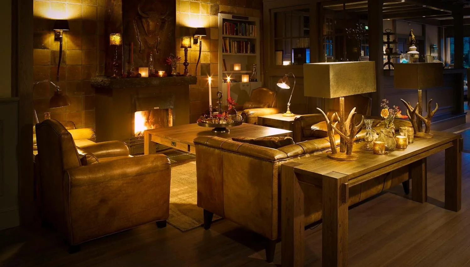 Lounge or bar in Hotel Creusen