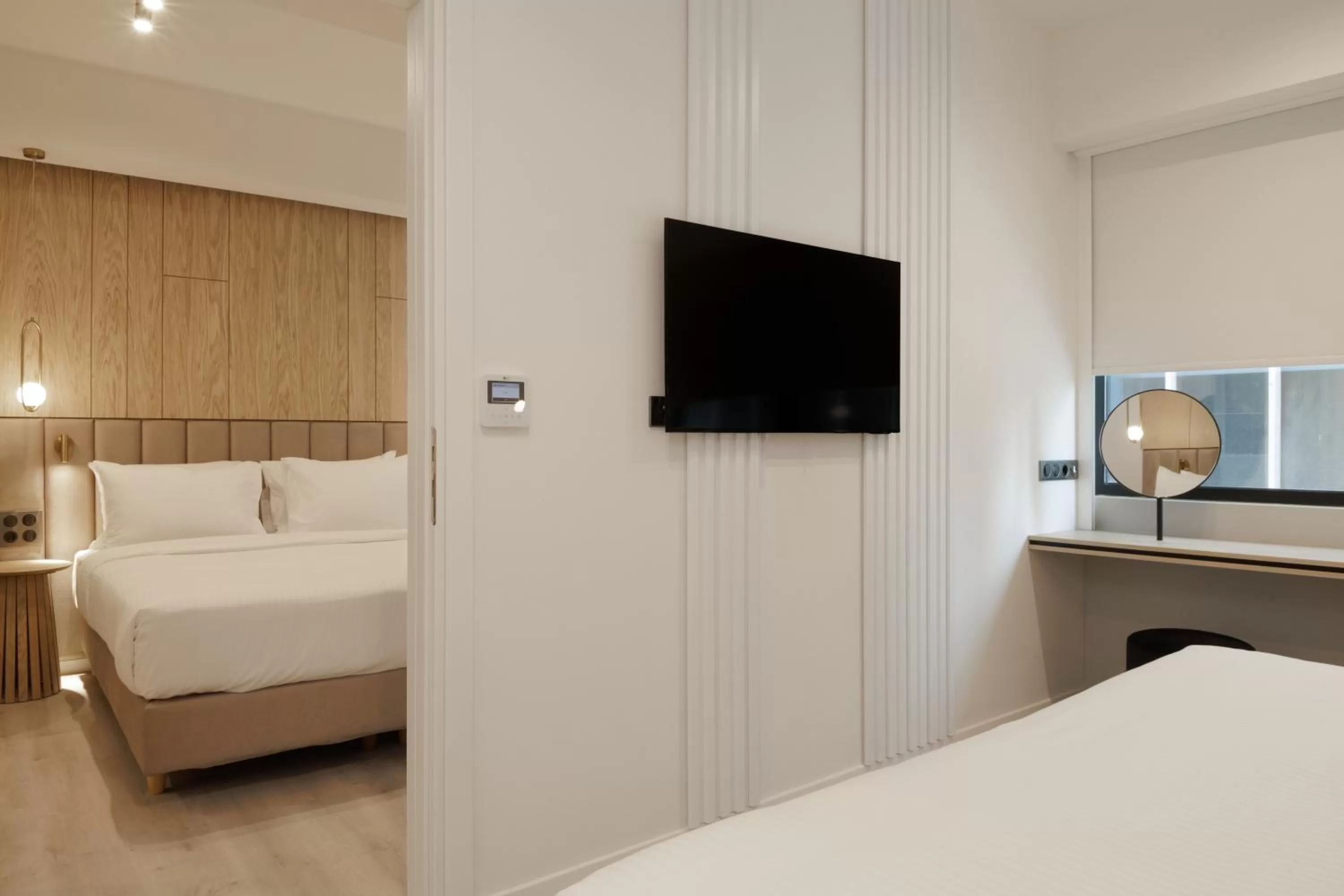 Bed in Hilton Garden Inn Athens Syggrou Avenue