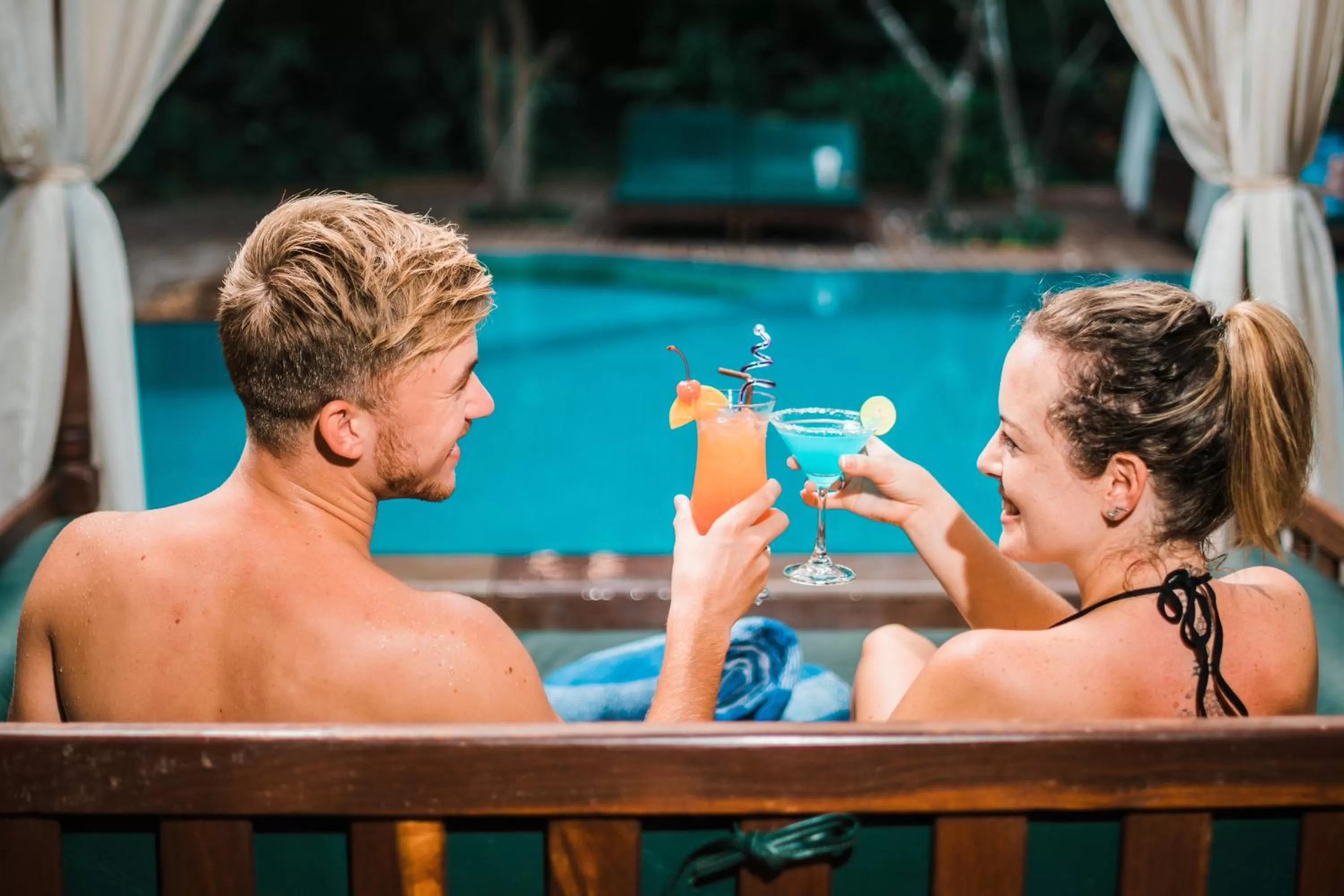 Swimming pool in Model Residence & Spa