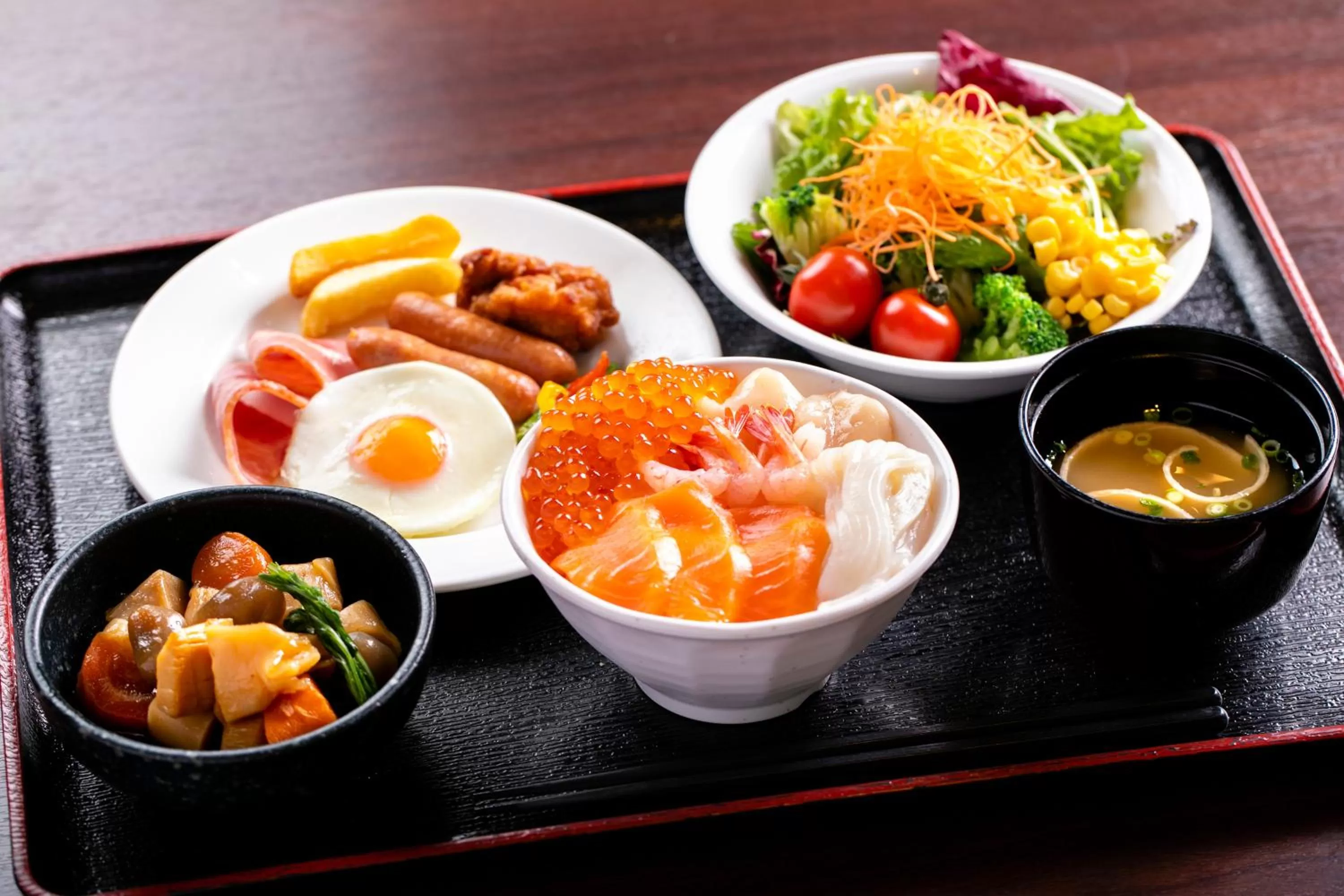 Breakfast in Hotel Wing International Asahikawa Ekimae