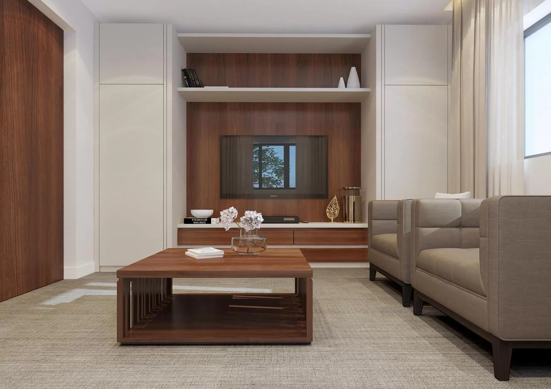 Property building, Seating Area in Plush Hotel,Abuja