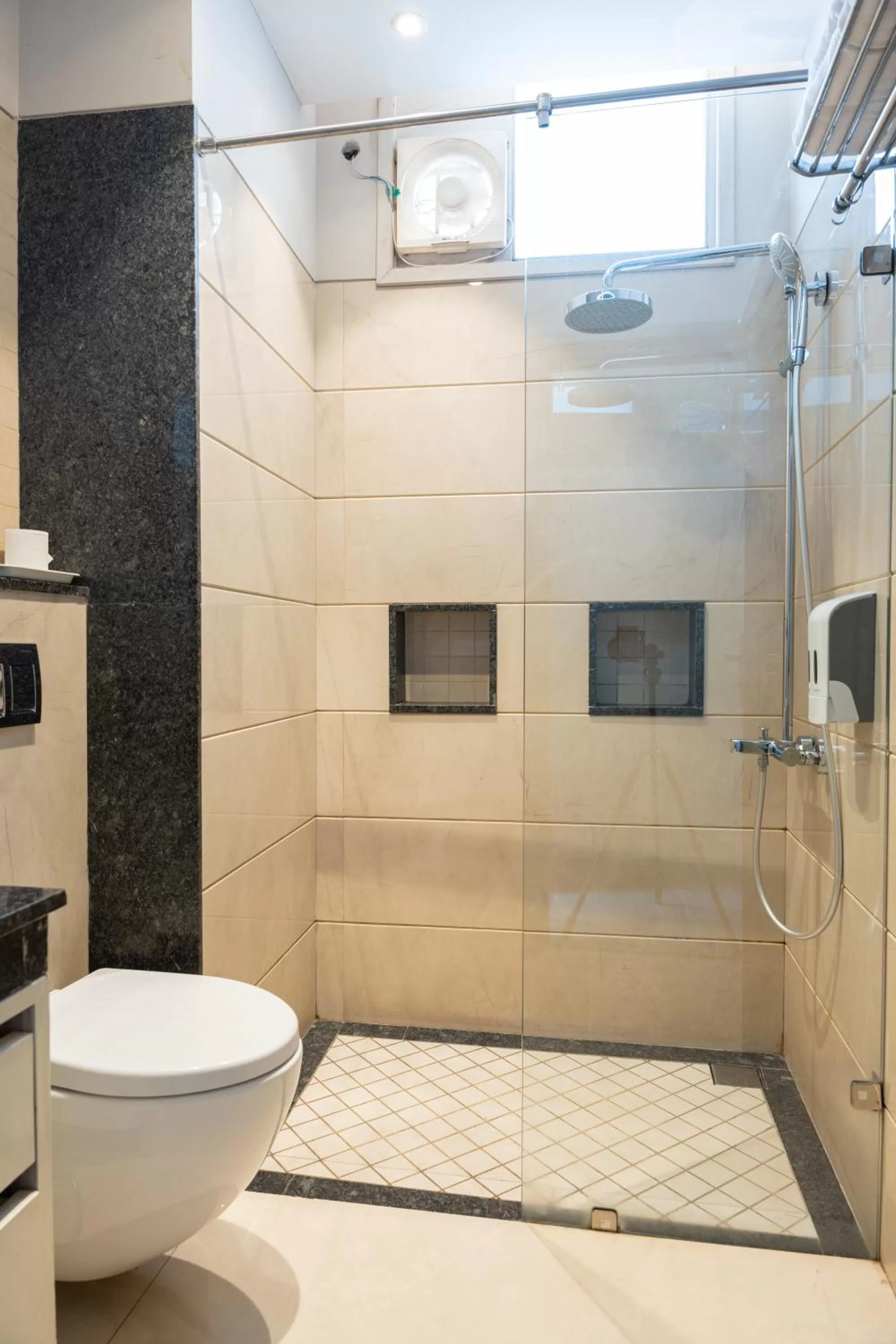 Shower in Hotel Kasauli Regency Stags Not Allowed