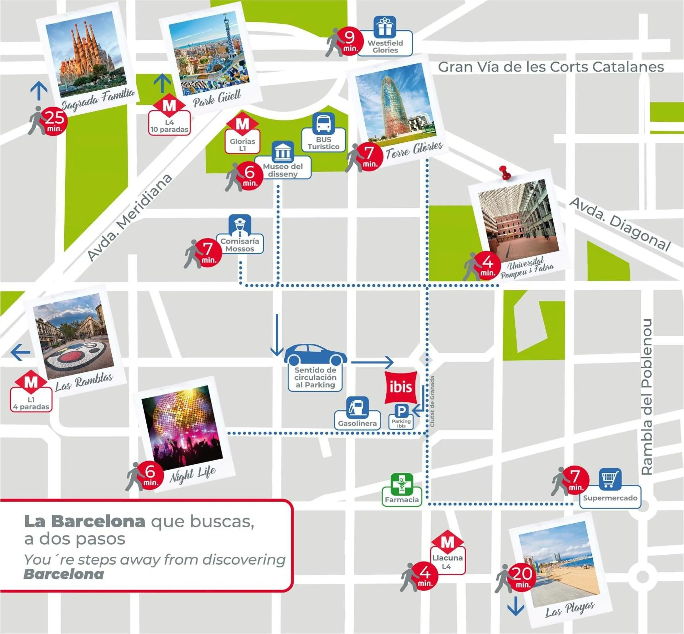 Bird's eye view in Ibis Barcelona Plaza Glòries 22@