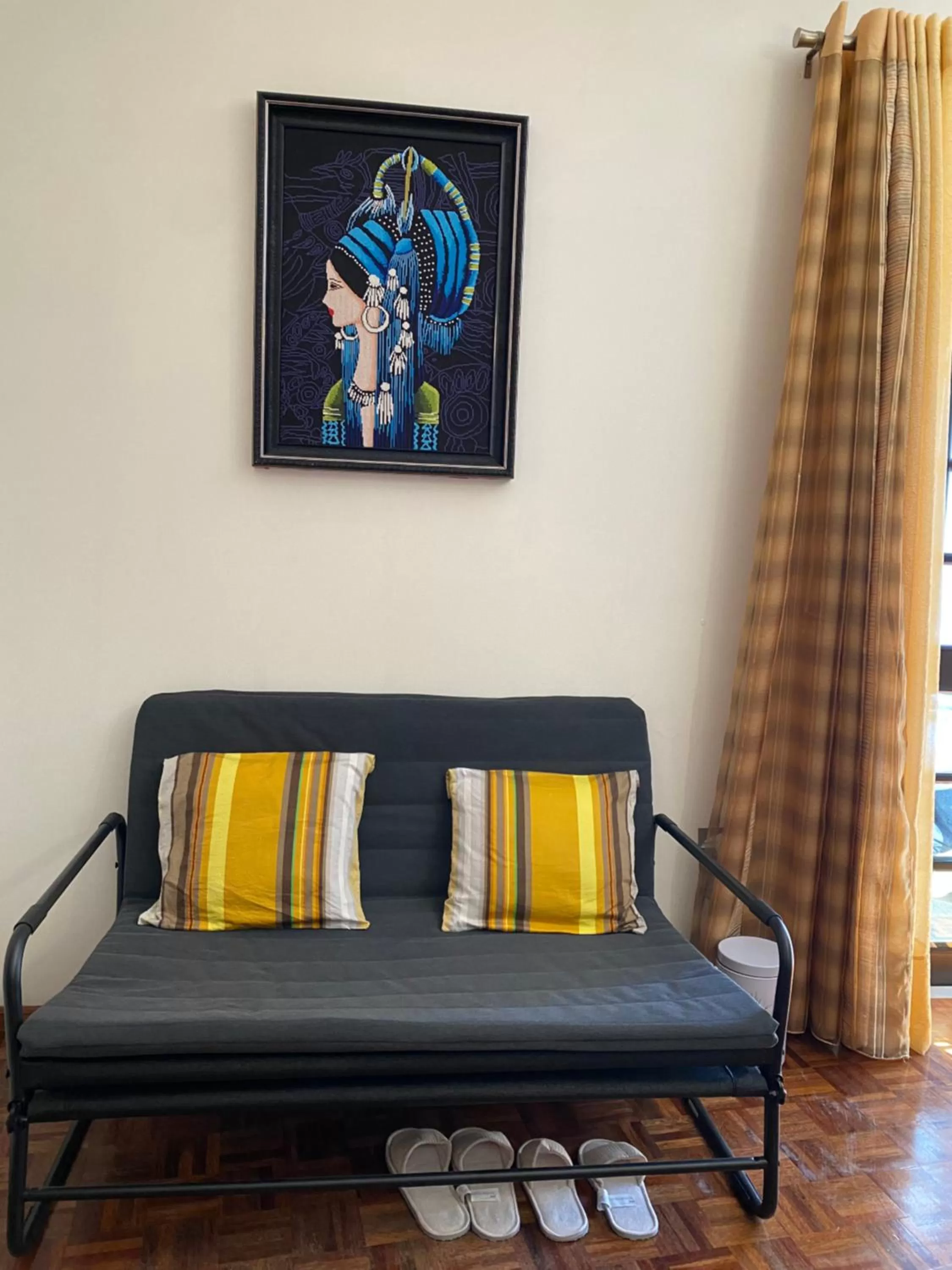 Seating Area in Spray B&B Sitio in Nazare Mini bar, European style