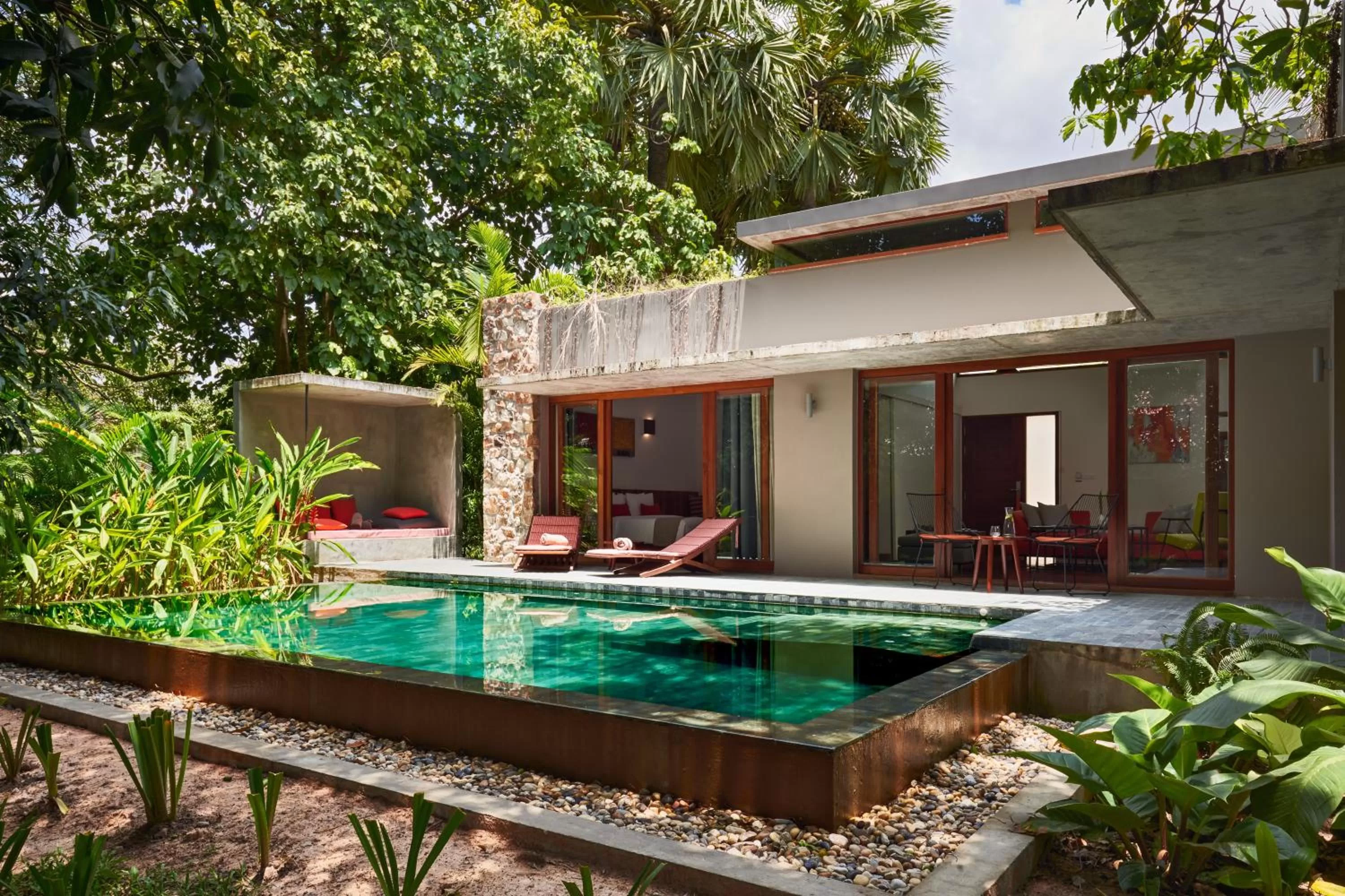 Seating area in Templation Hotel