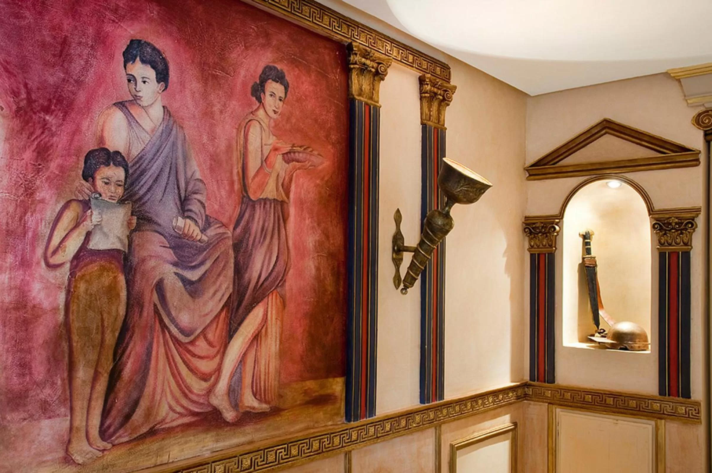 Decorative detail in Le Temple Des Arts