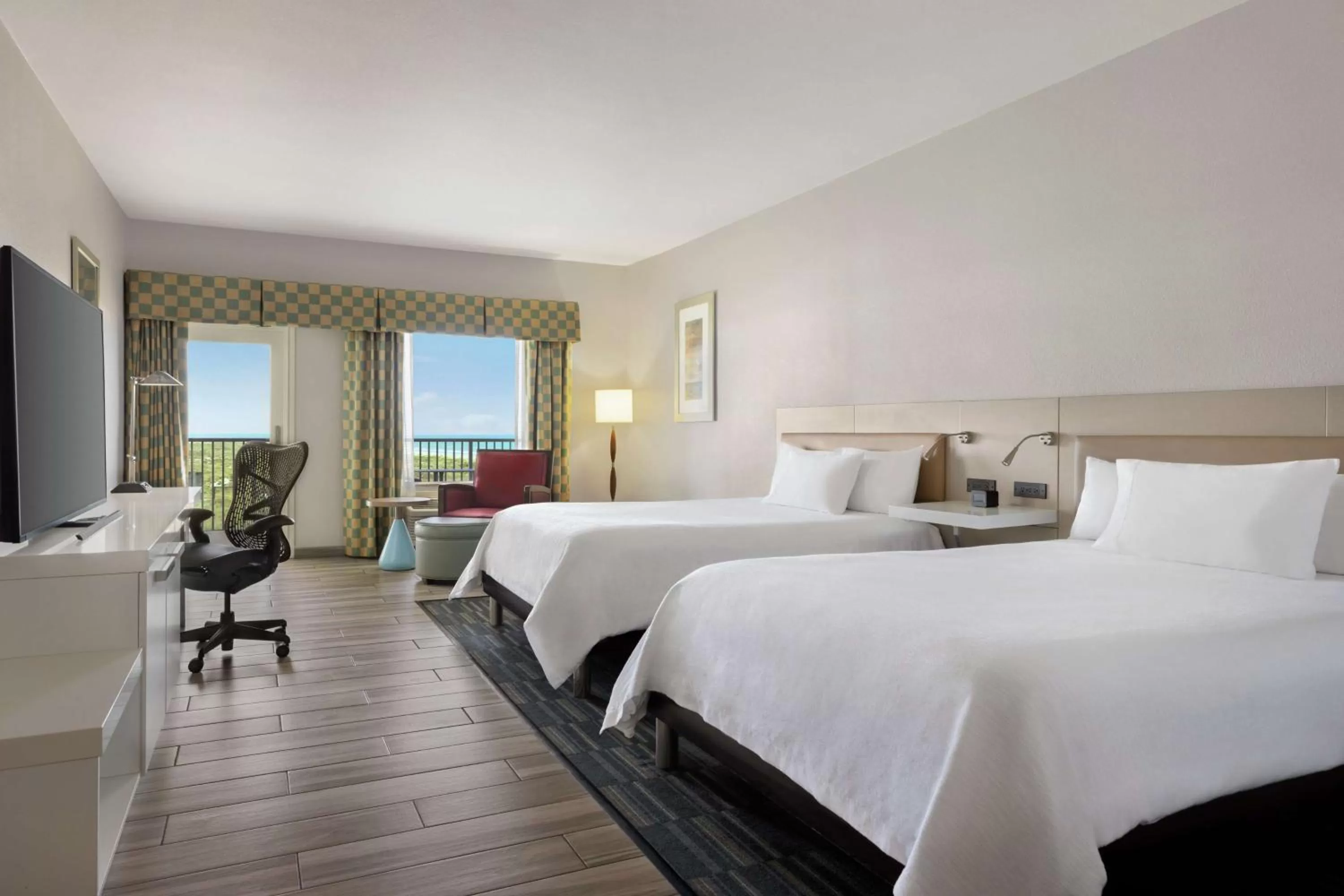 Bedroom, Bed in Hilton Garden Inn South Padre Island Beachfront