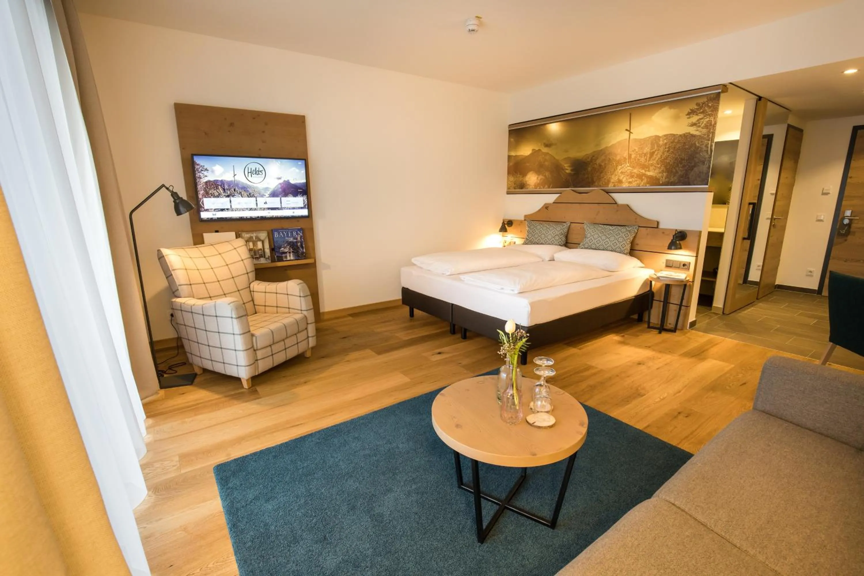 Photo of the whole room, Bed in HELDs Vitalhotel