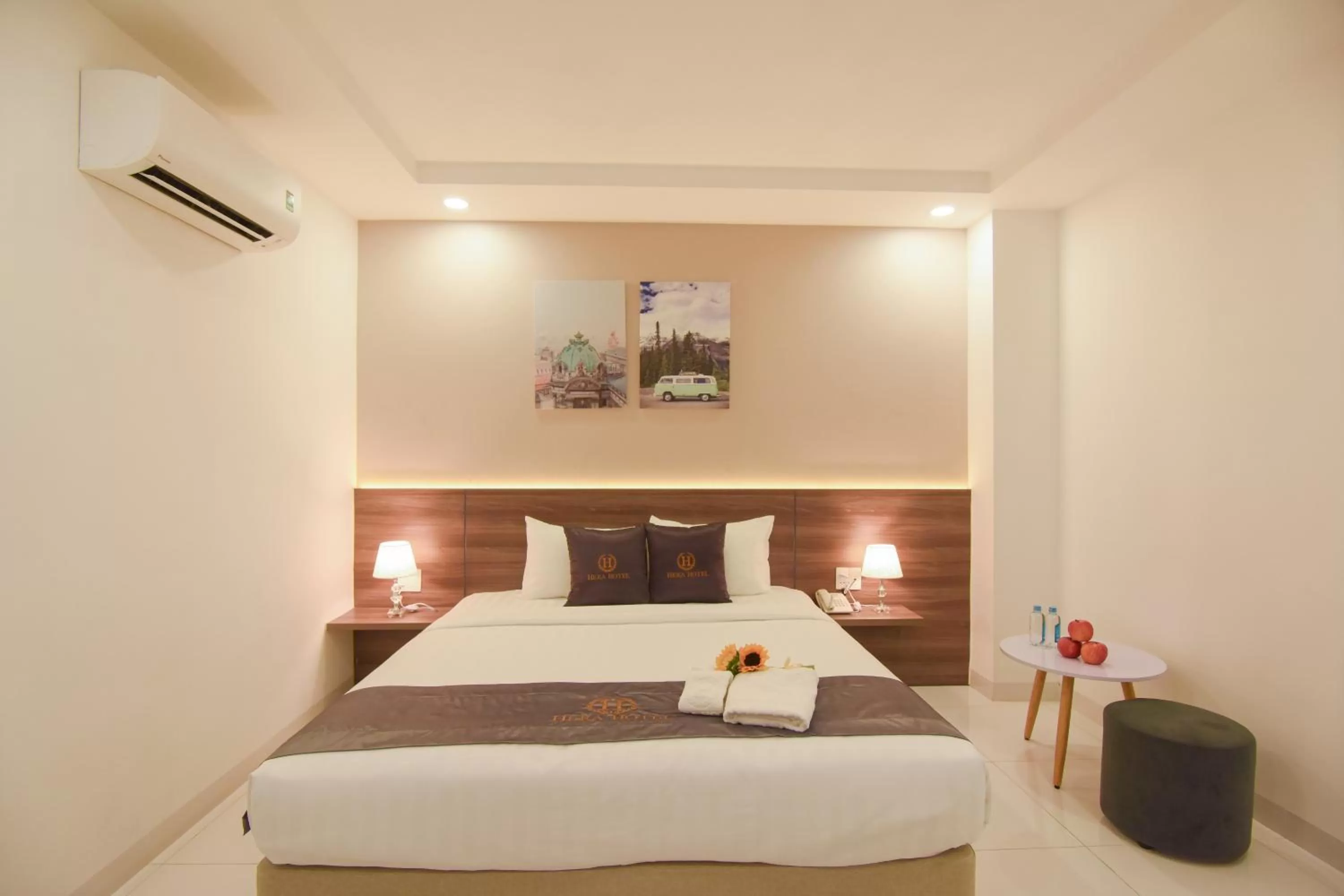 Bed in Hera Hotel Airport