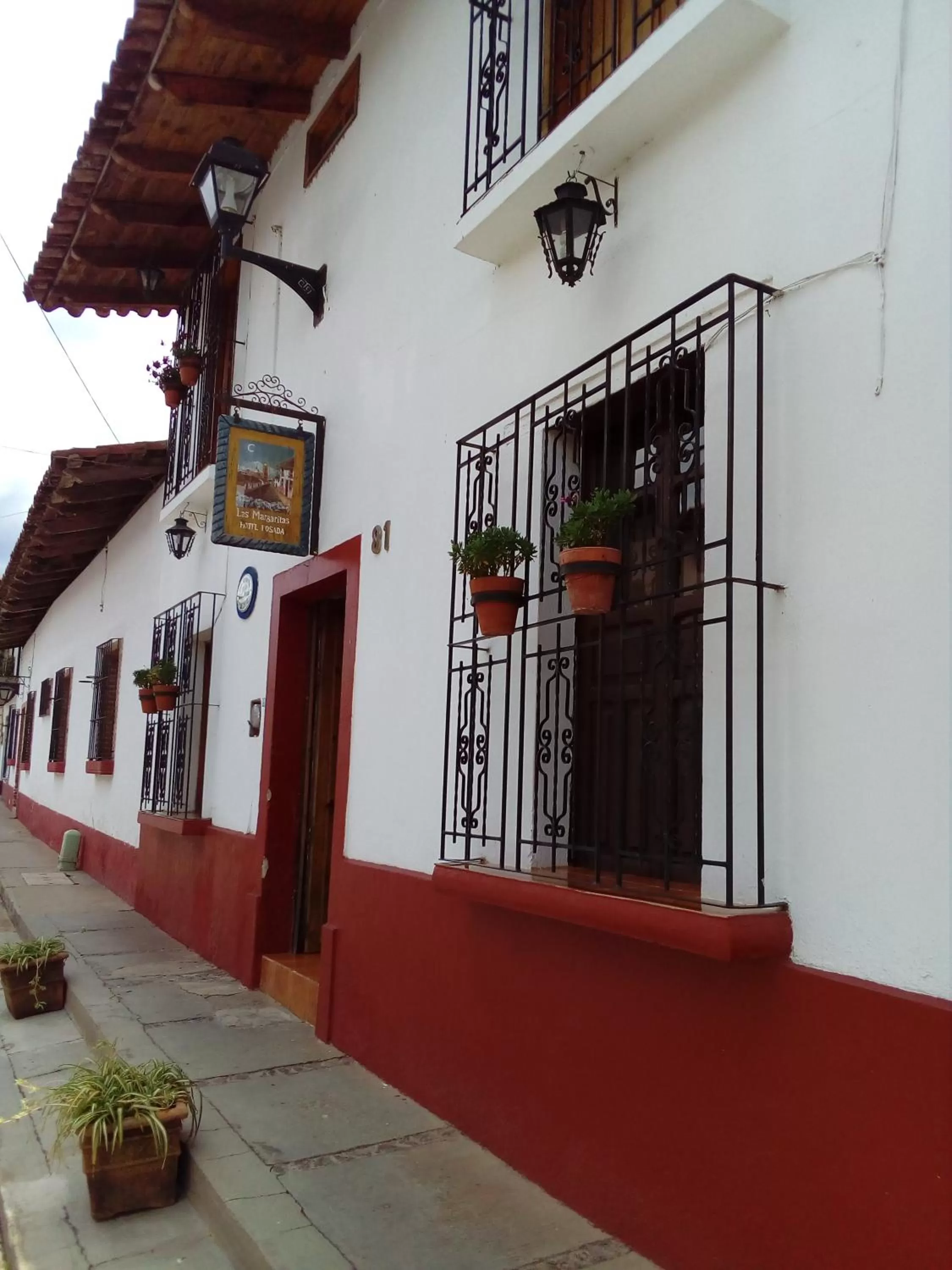 Property building in Las Margaritas Hotel Posada