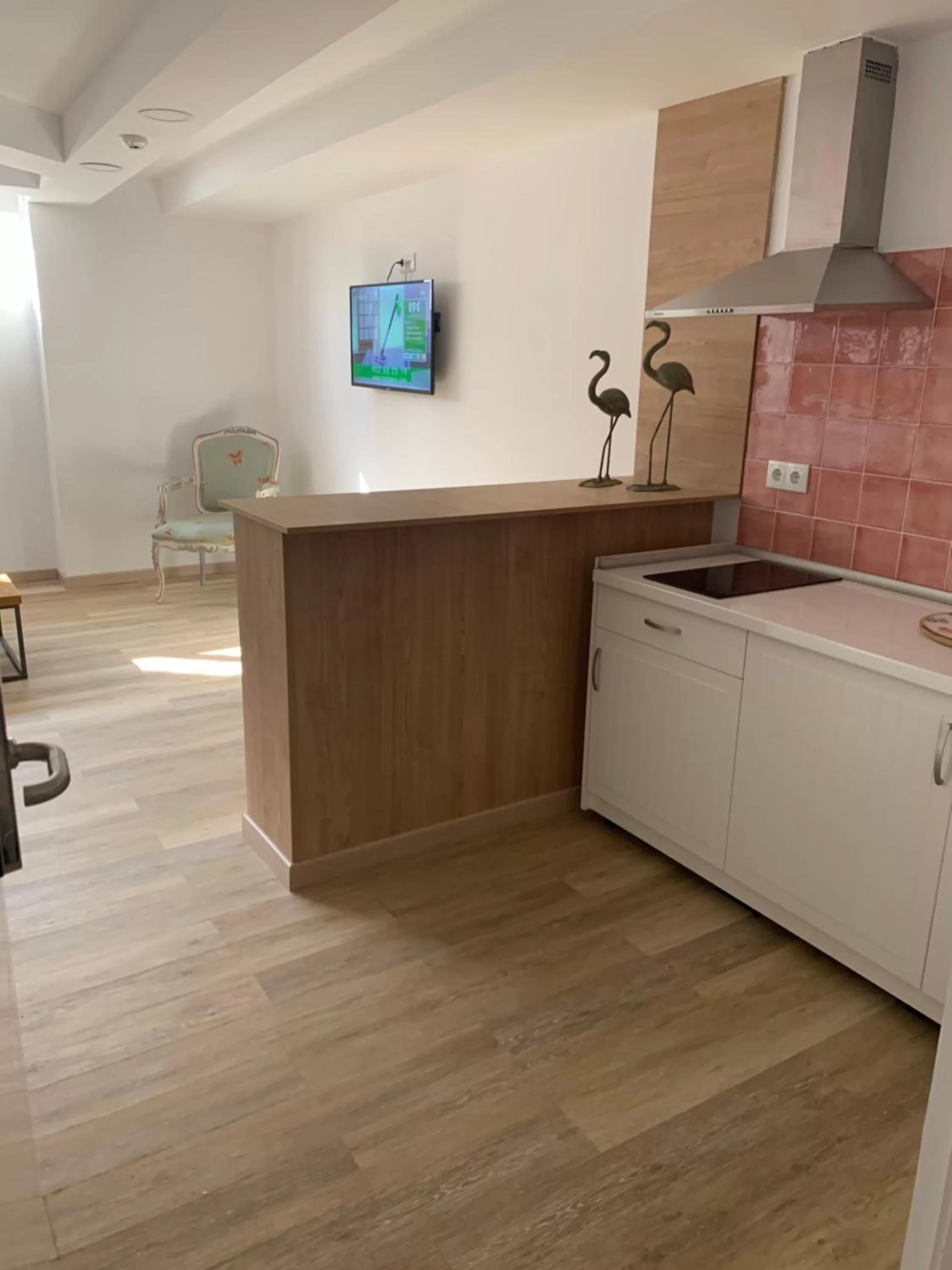 Kitchen/Kitchenette in HOTEL apartamentos SEVEN ROOMS