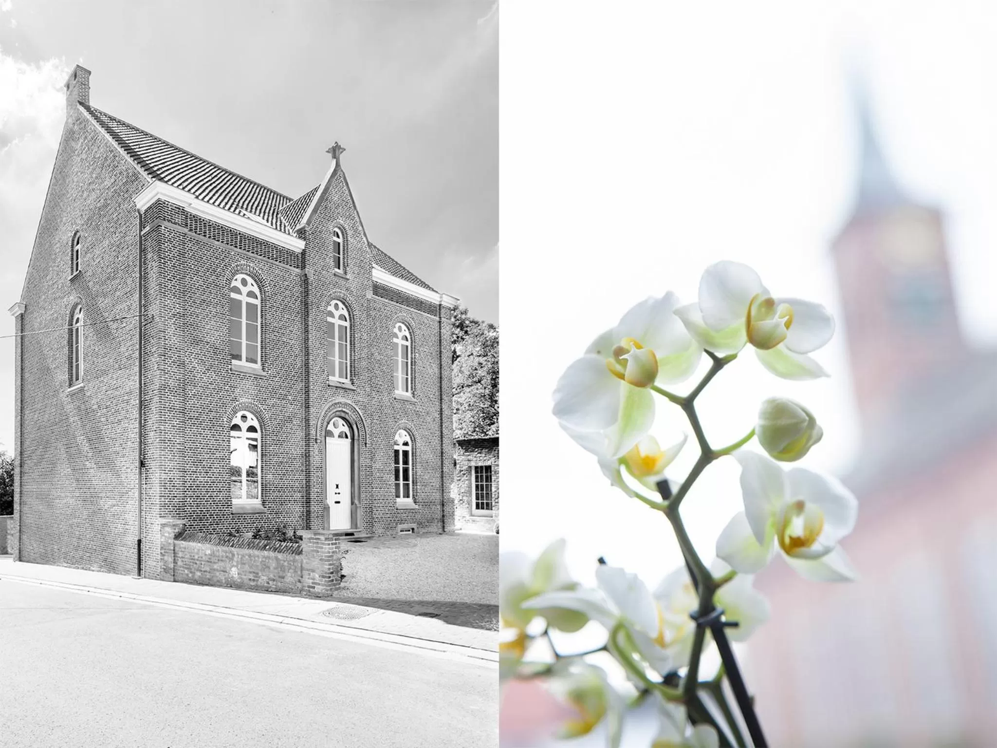 Facade/entrance in B&B Pastorie Balegem
