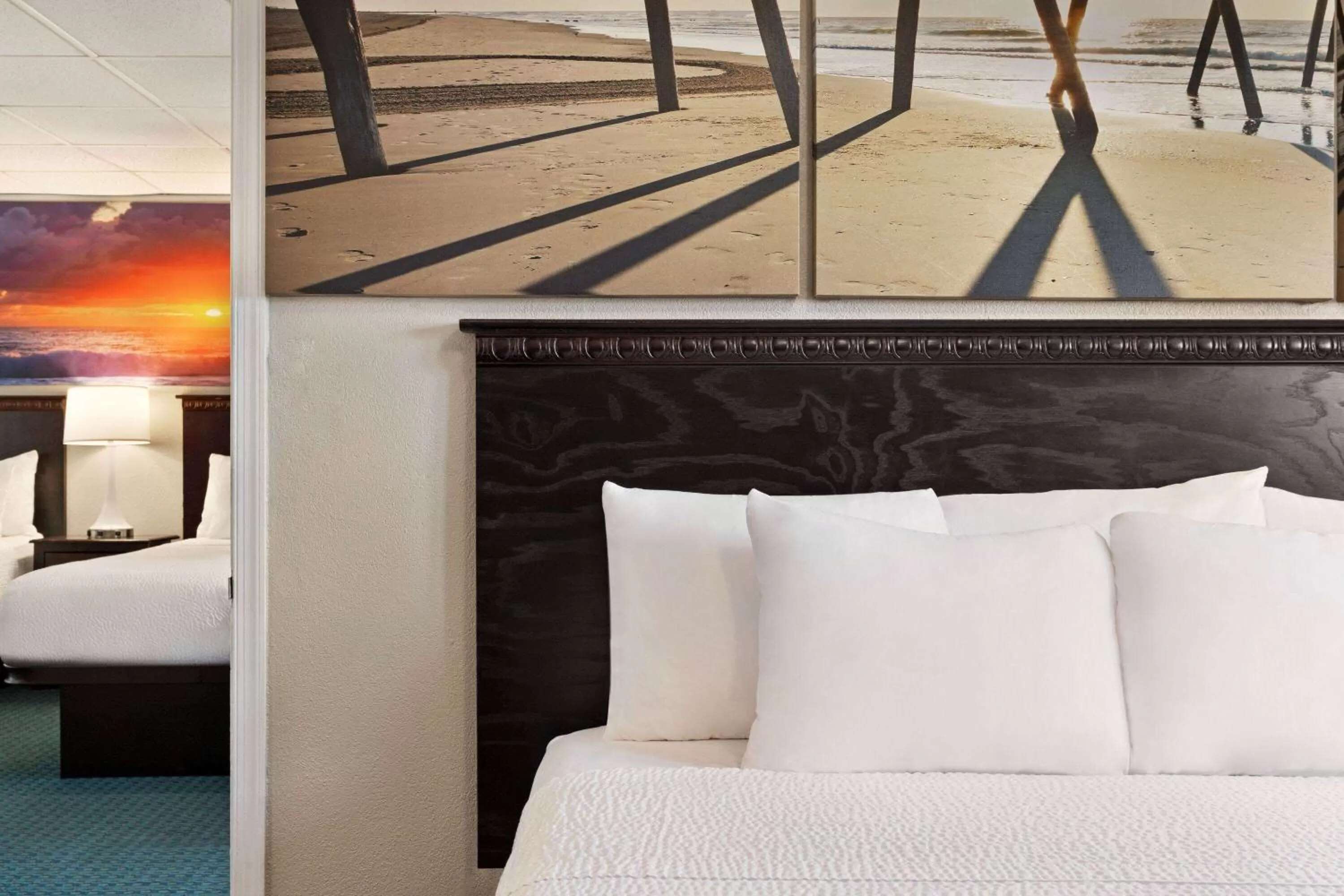 Bed in Days Inn by Wyndham Ocean City Oceanfront