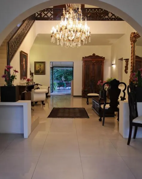 Lobby or reception in Casa Madonna