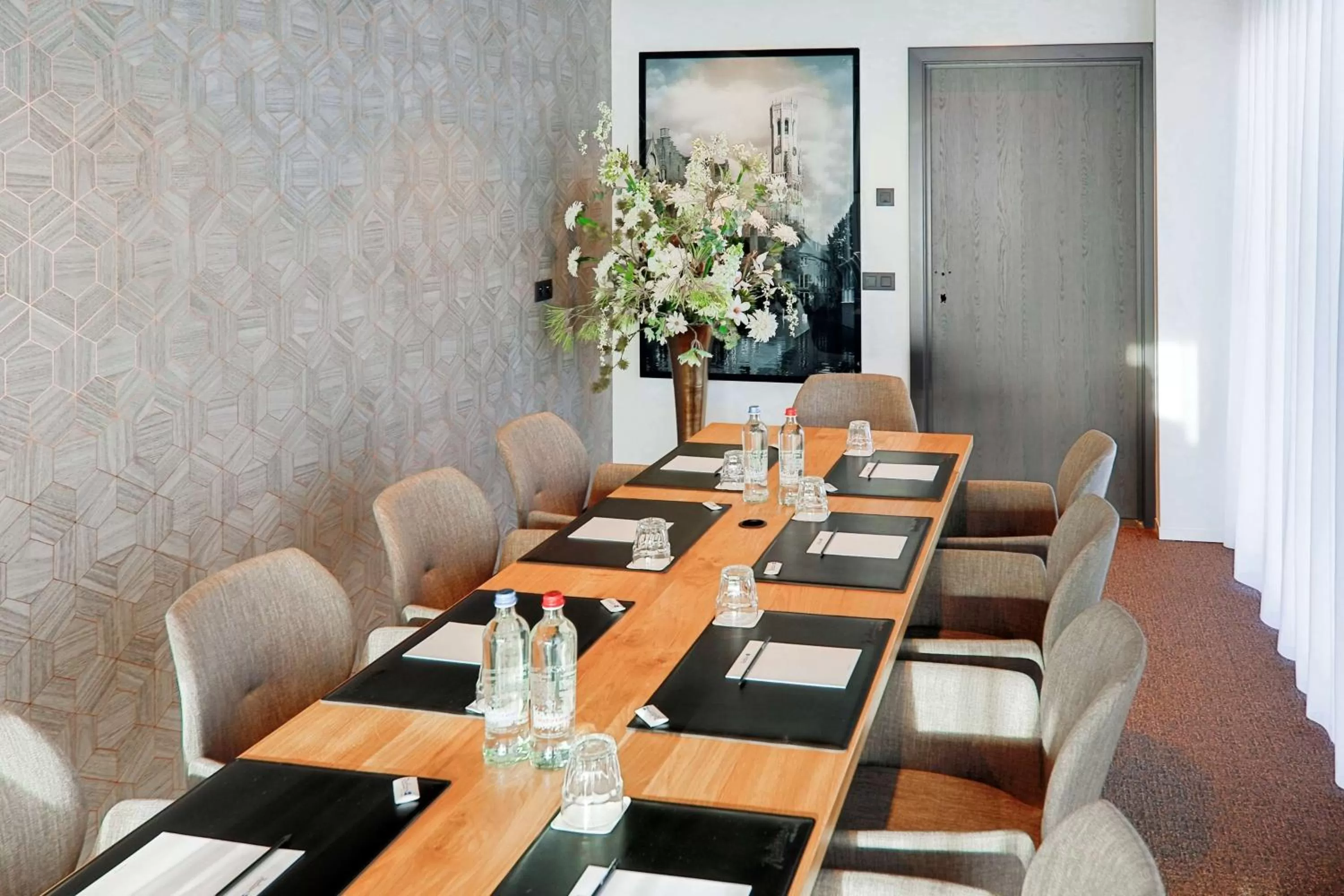 On site in Radisson Blu Hotel, Bruges