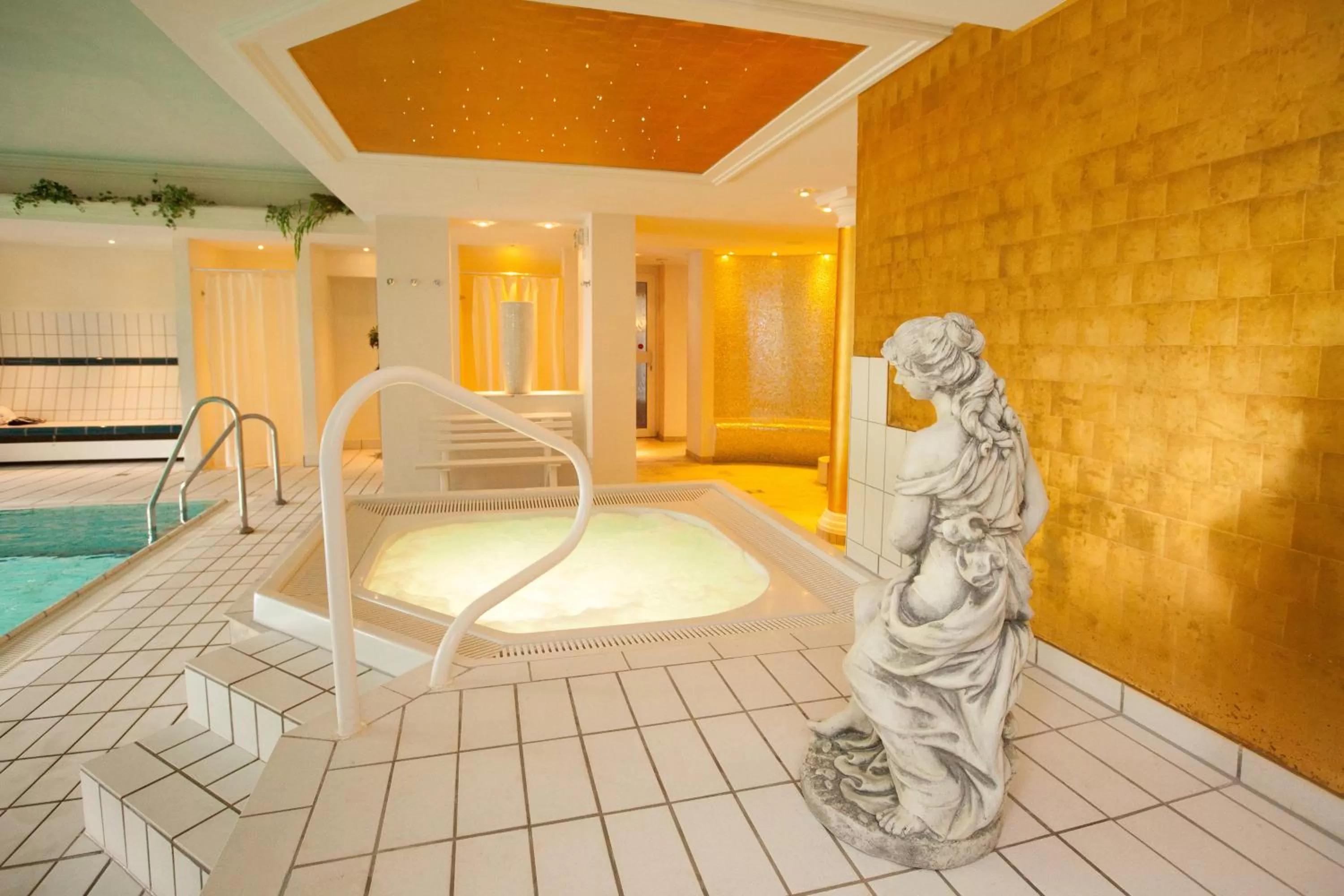 Hot Tub in Ferienhotel Haus Becker