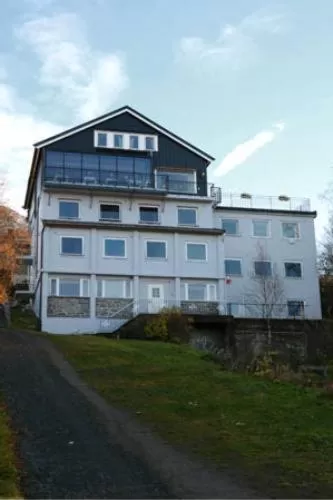 Facade/entrance in Breidablikk Guesthouse