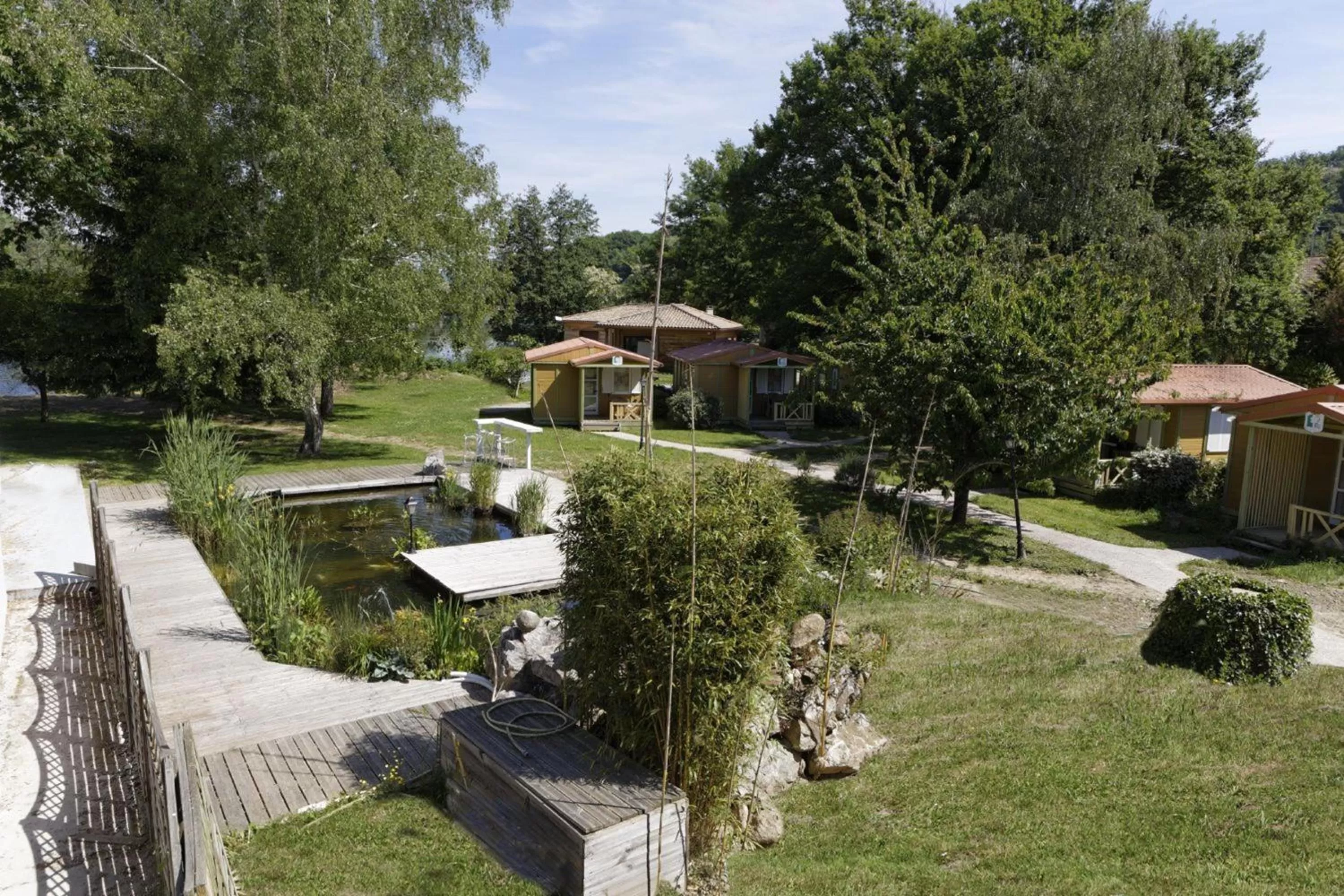 Garden in Hotel du Lac Foix