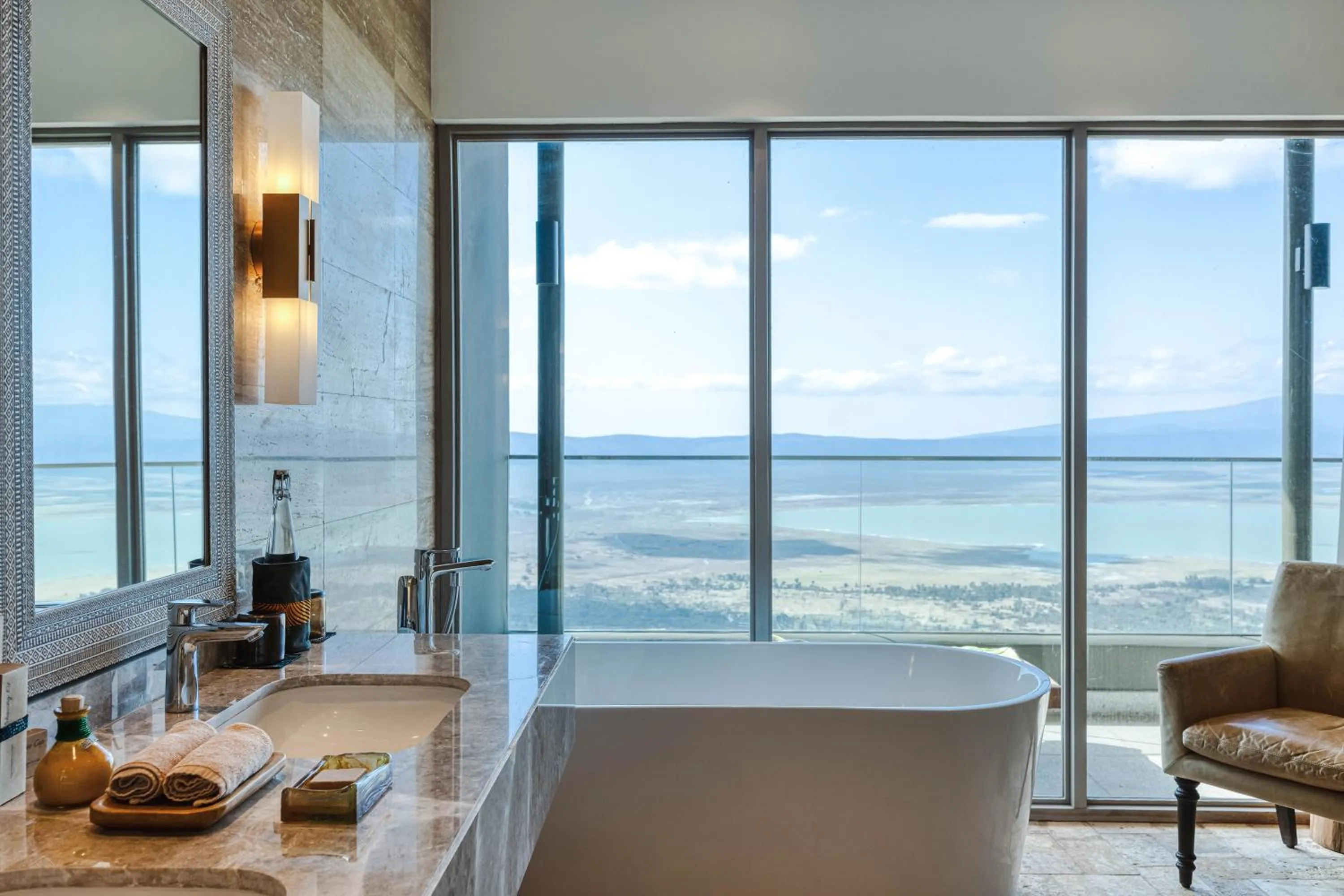Bathroom in Ngorongoro Lodge member of Melia Collection - The Leading Hotels of the World