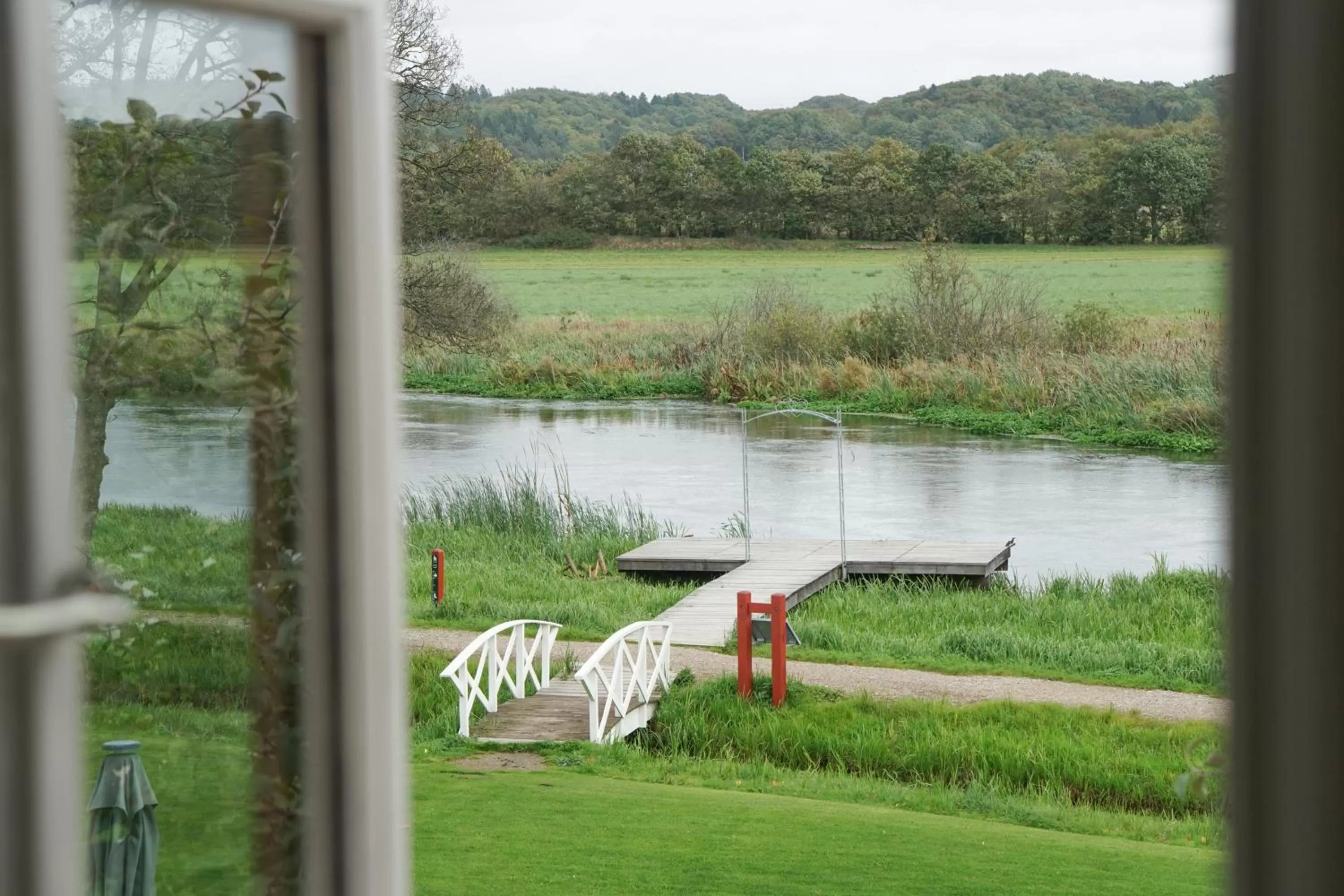 Garden view in Svostrup Kro