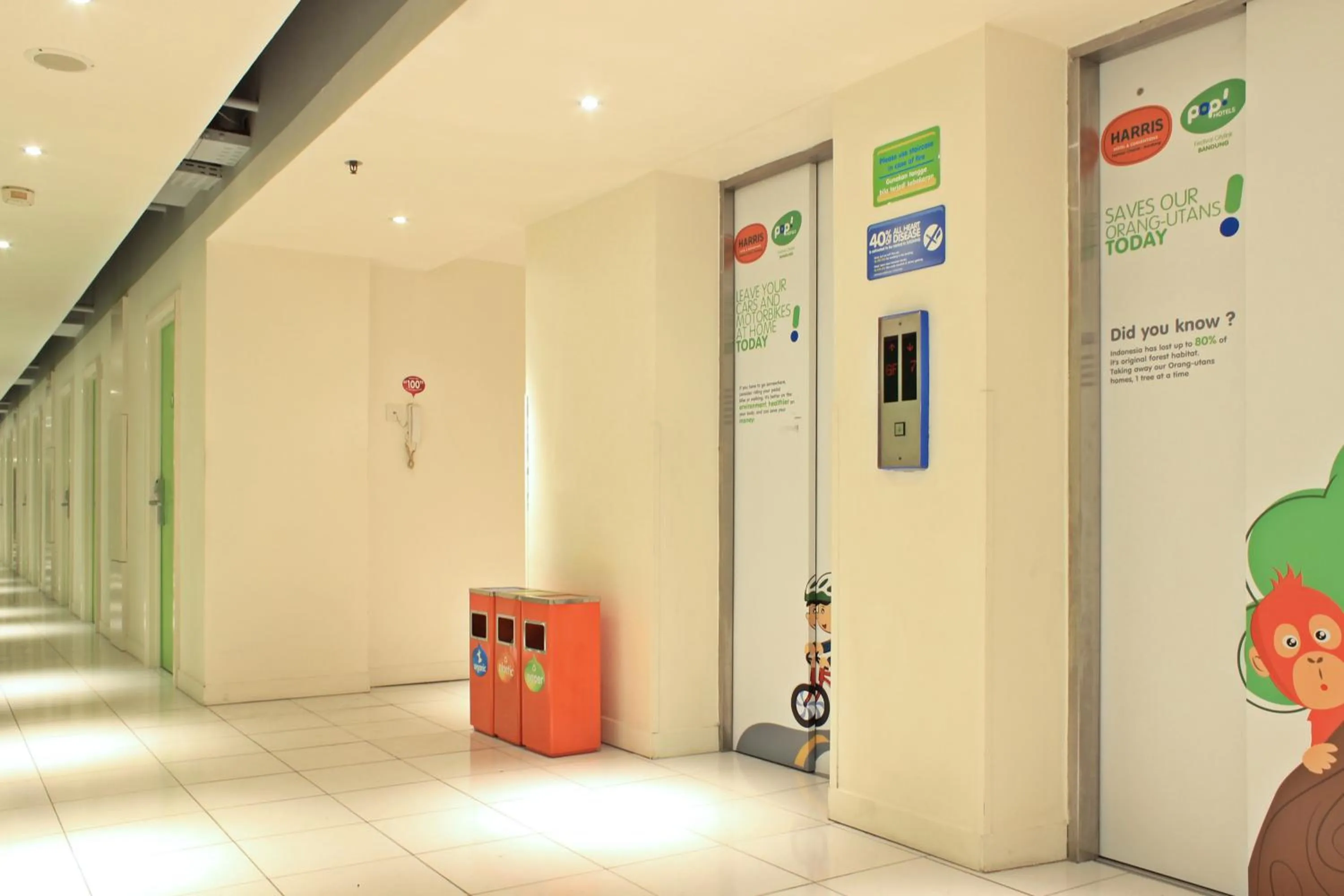 Floor plan in POP! Hotel Festival Citylink