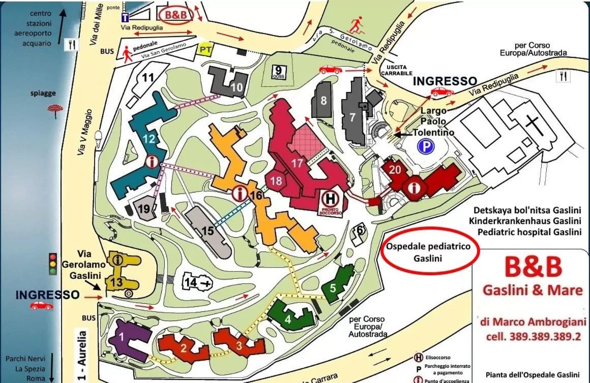 Neighbourhood in B&B Gaslini & Mare (anche con uso cucina)