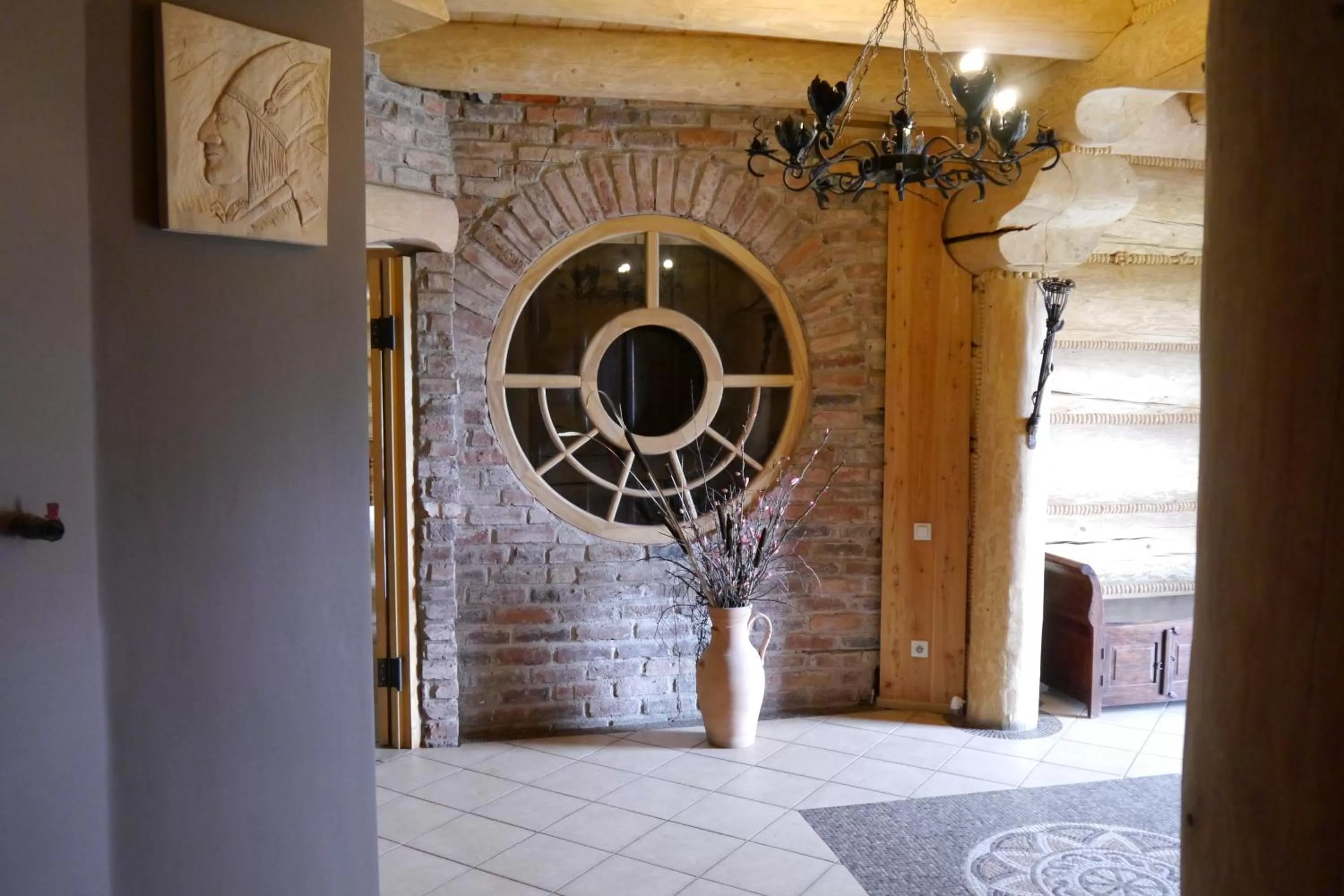 Decorative detail in Góralski Dwór