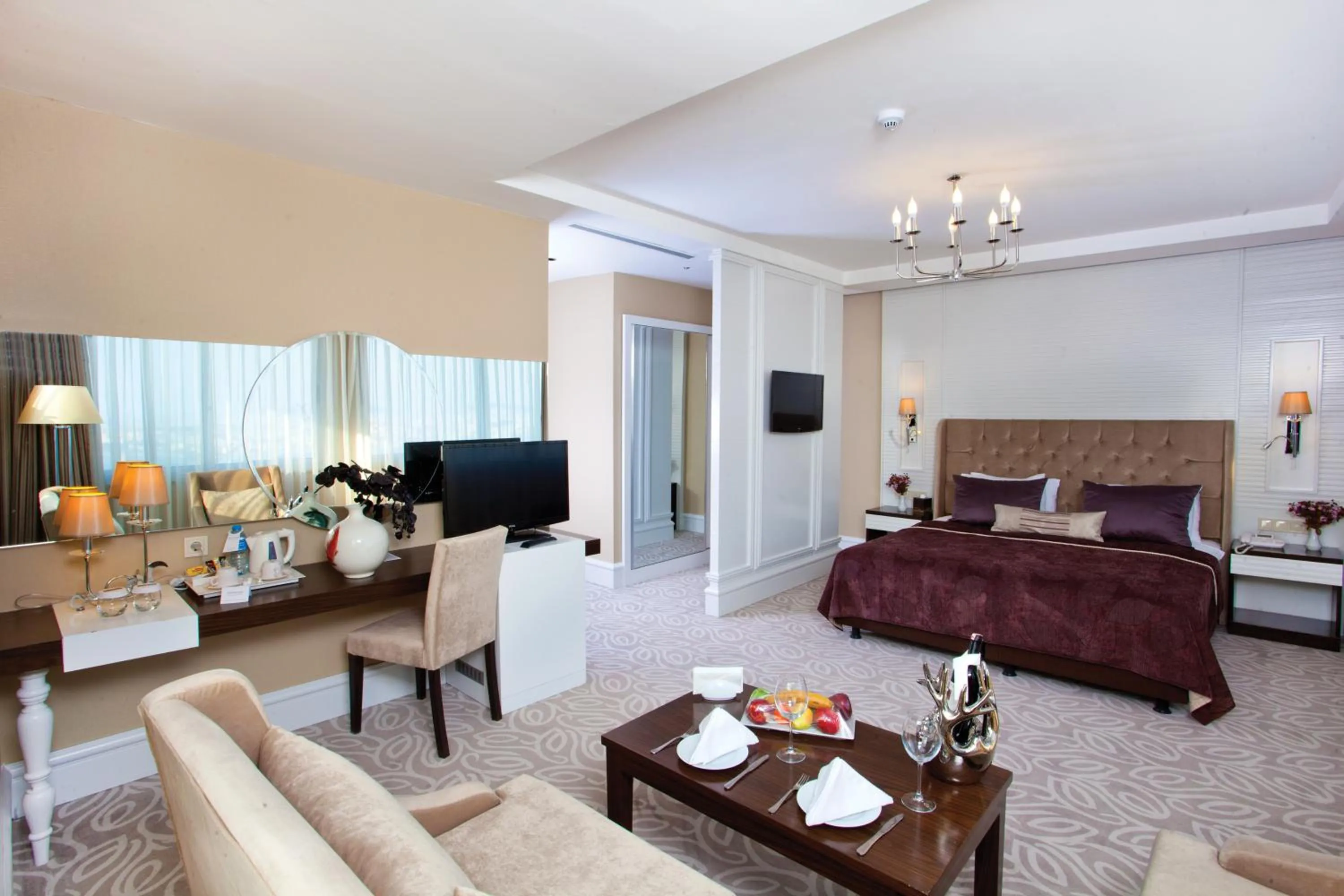 Living room in City Center Hotel Taksim İstanbul