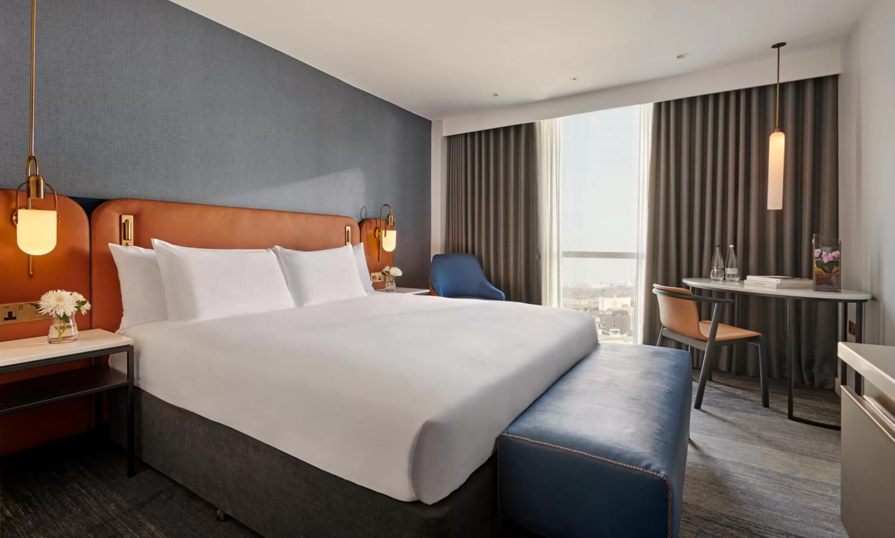 Bed in Hyatt Regency London Stratford