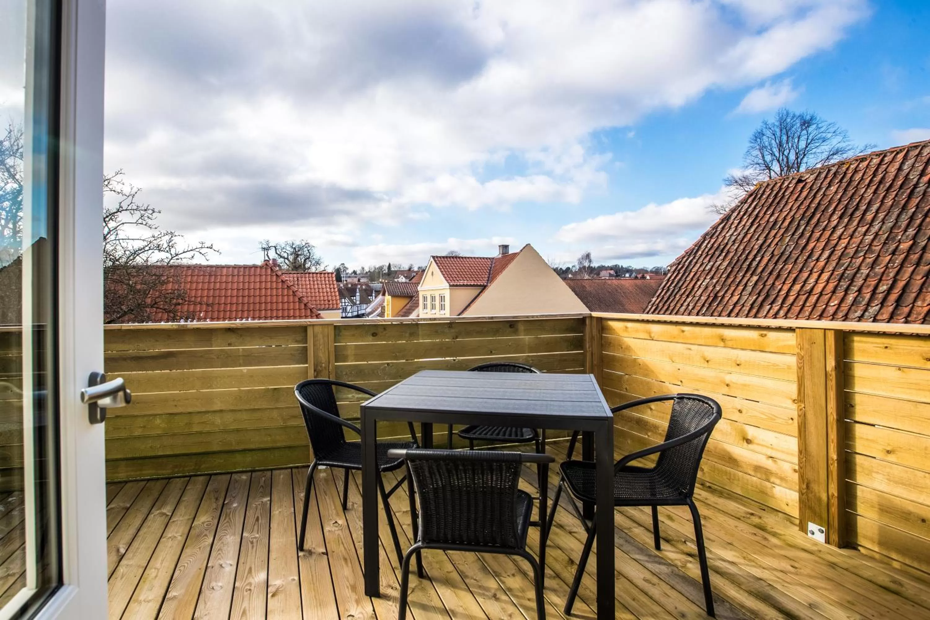 View (from property/room) in Hotel Postgaarden i Mariager