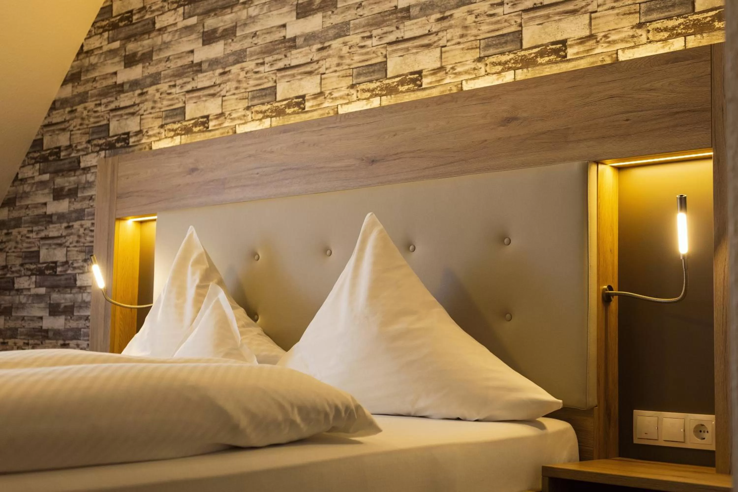 Bed in Land-gut-Hotel Räuber Lippoldskrug