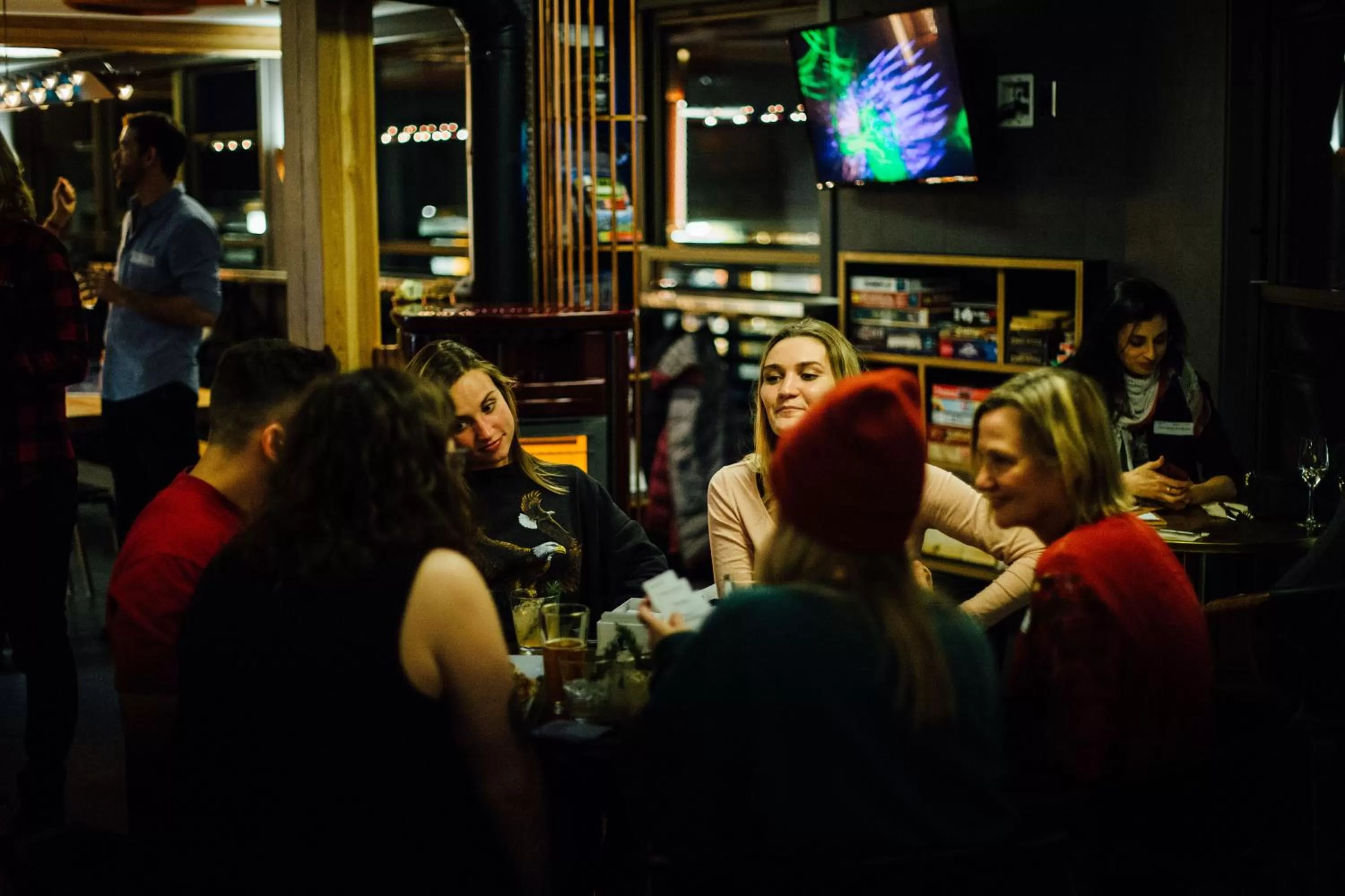 People in Pangea Pod Hotel