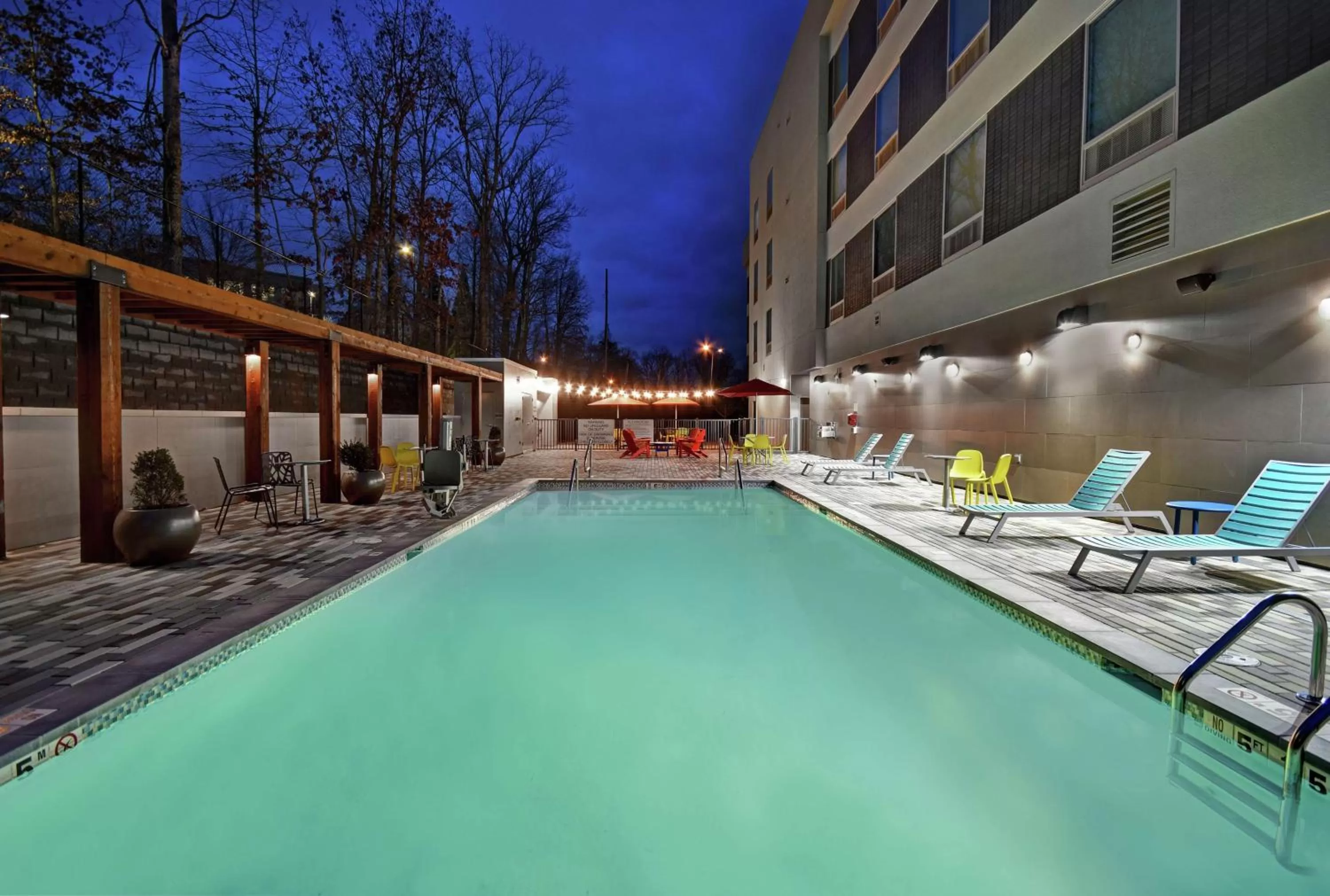 Pool view in Home2 Suites By Hilton Lawrenceville Atlanta Sugarloaf, Ga