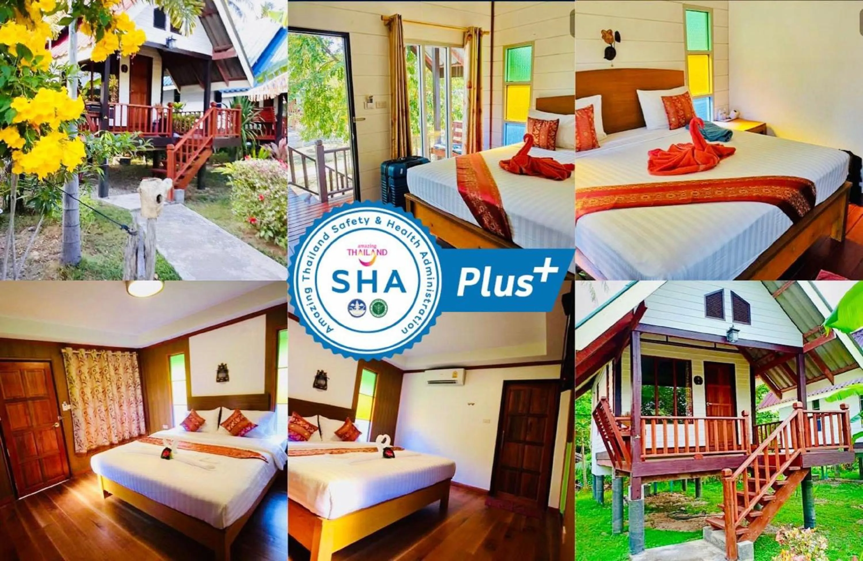 Property building, Bed in Lanta Andaleaf Bungalow - SHA Extra Plus