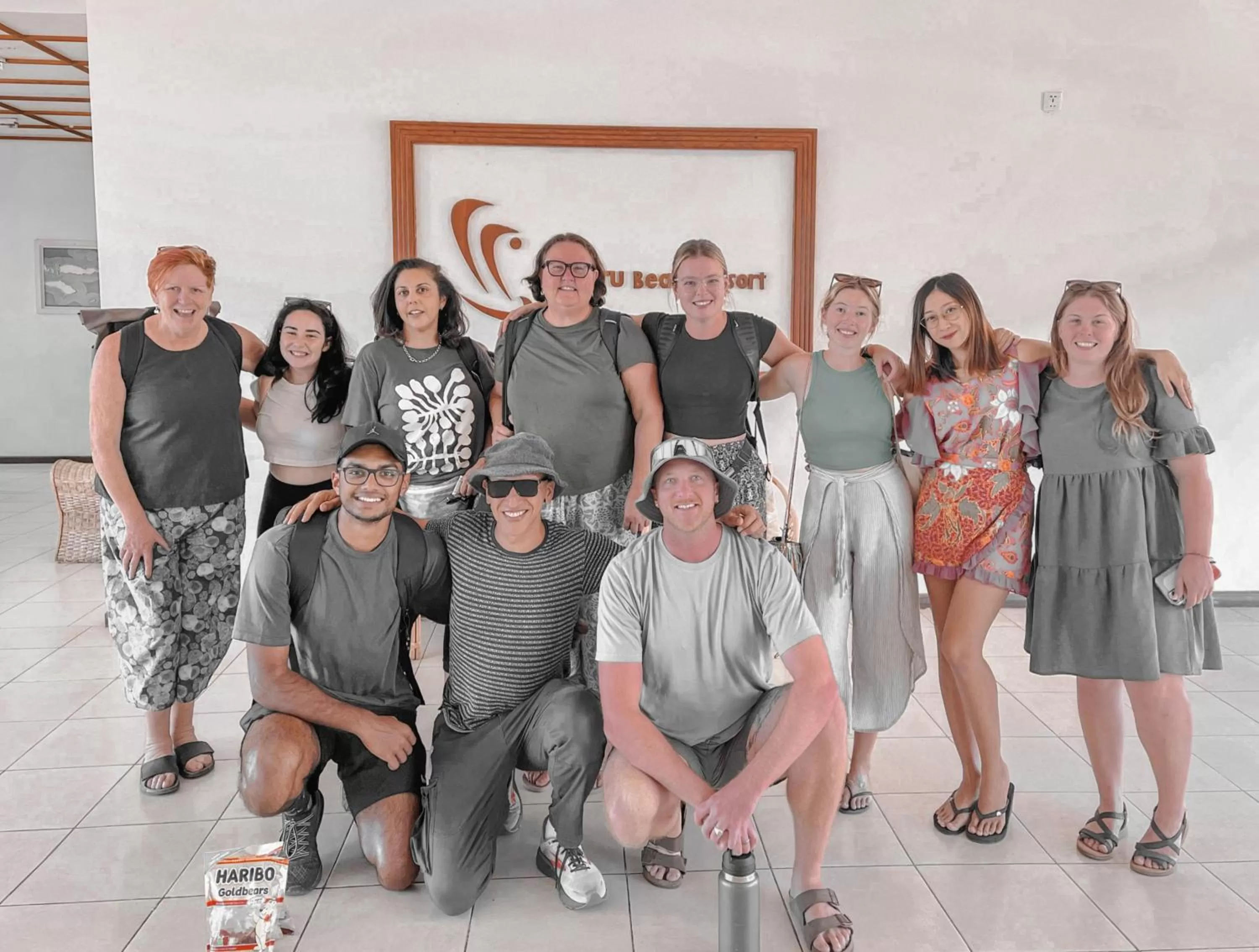 People in Arbiru Beach Resort