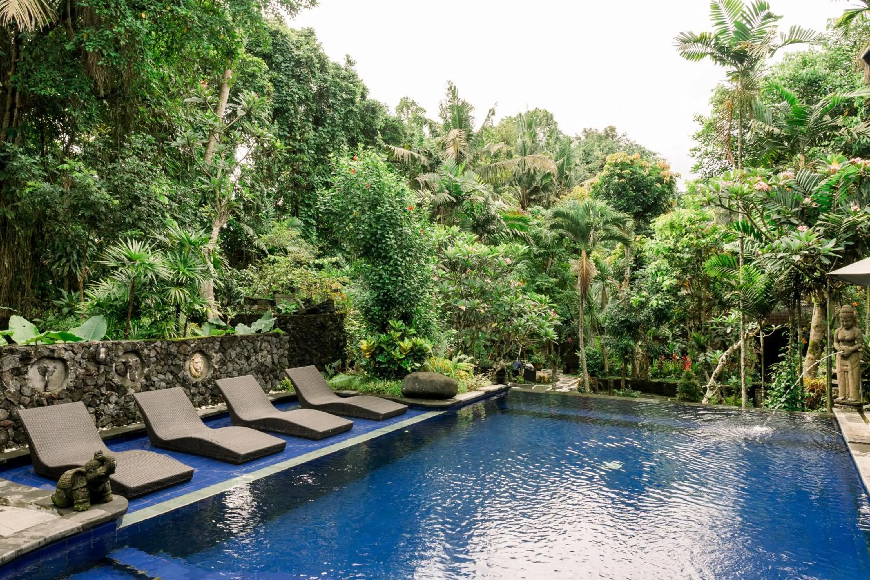 Pool view in Dewangga Ubud