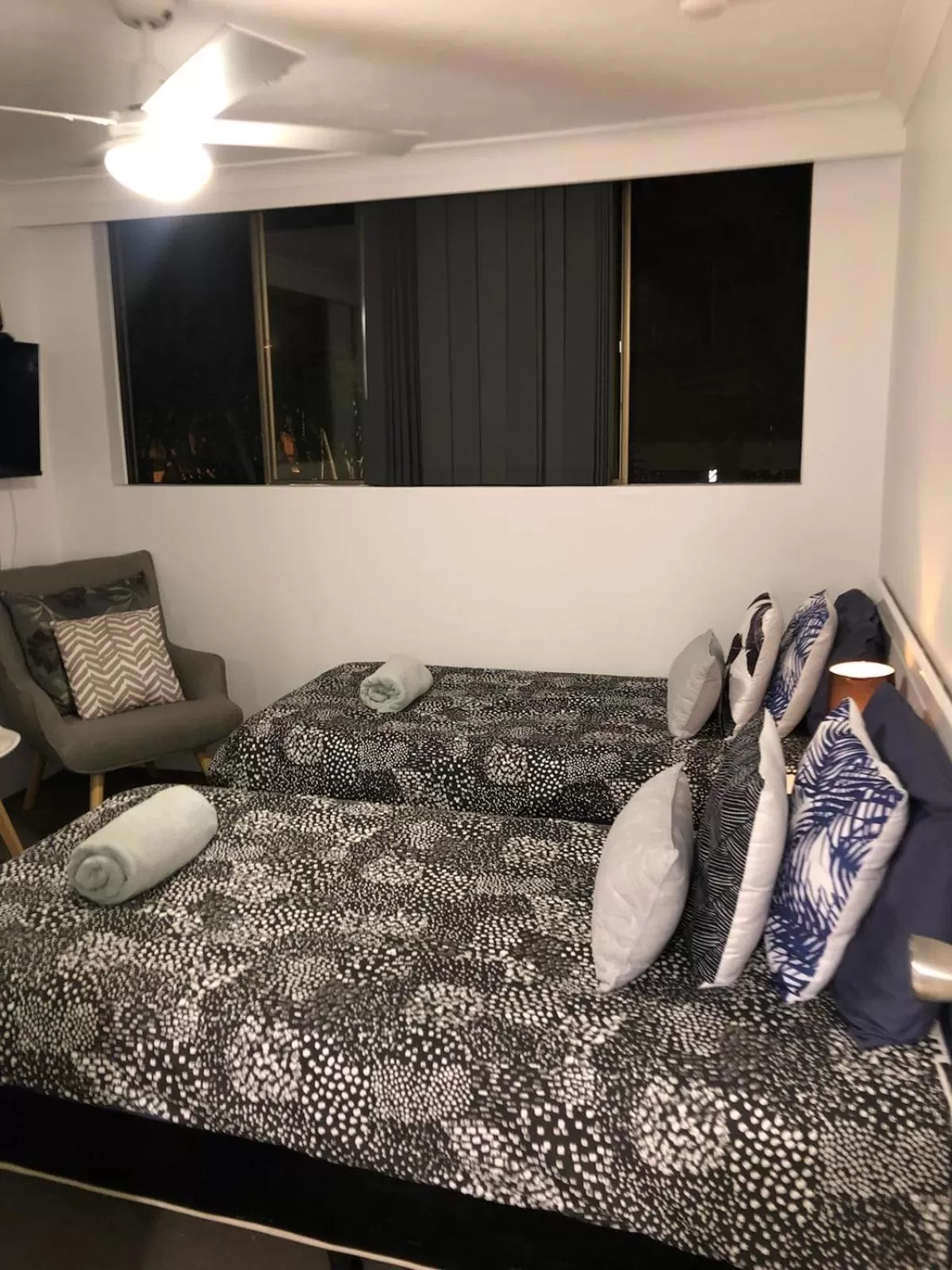 Bed in Anacapri Holiday Resort Apartments